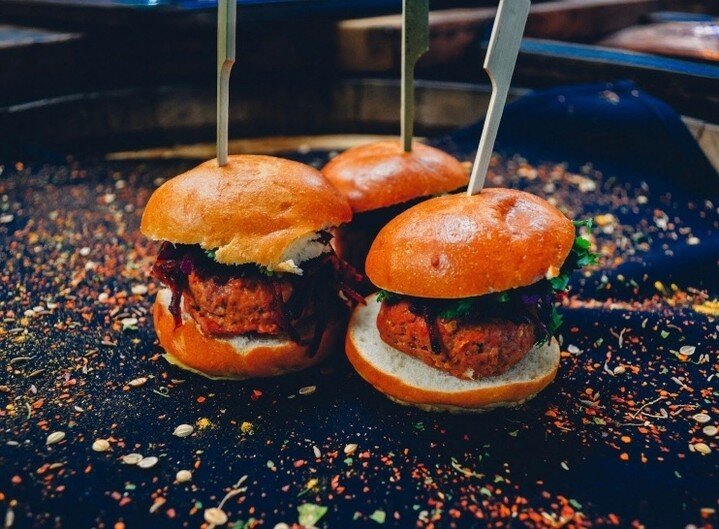 Searching for the perfect Veggie Slider? Try our Mumbai-style veggie mini burgers! ⁠
⁠