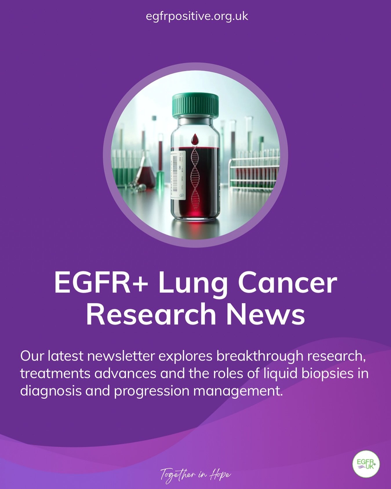 Our latest newsletter is out this weekend, featuring promising advances for EGFR+ lung cancer patients. 

Discover news on breakthrough treatments, combination therapies, and the role of liquid biopsies in diagnosis and progression management.

Find 