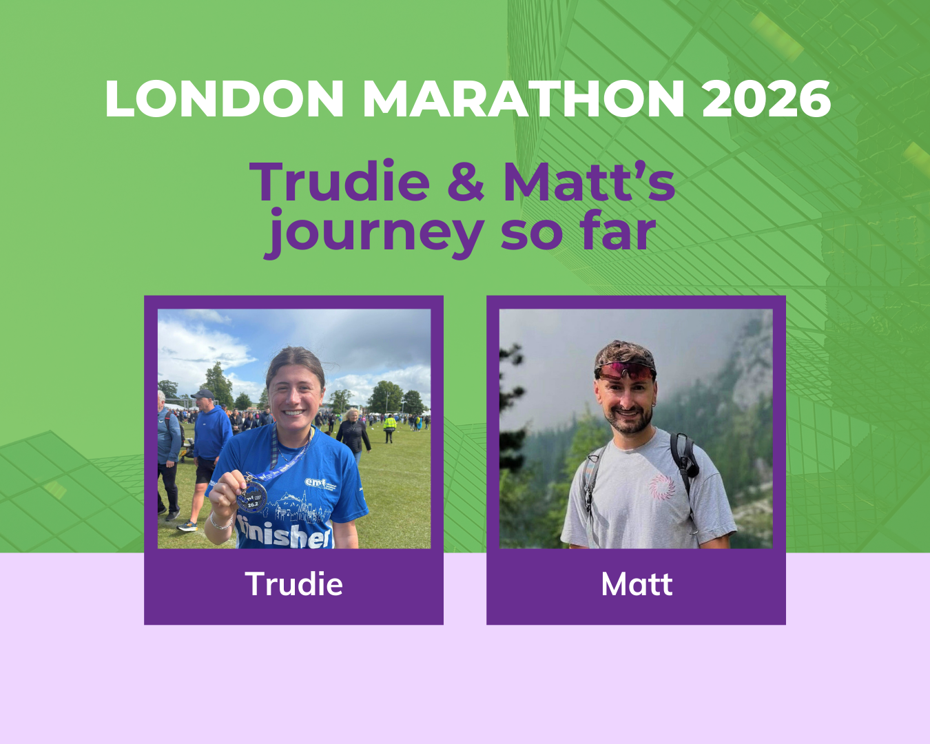 London Marathon 2026: Trudie and Matt’s Journey So Far