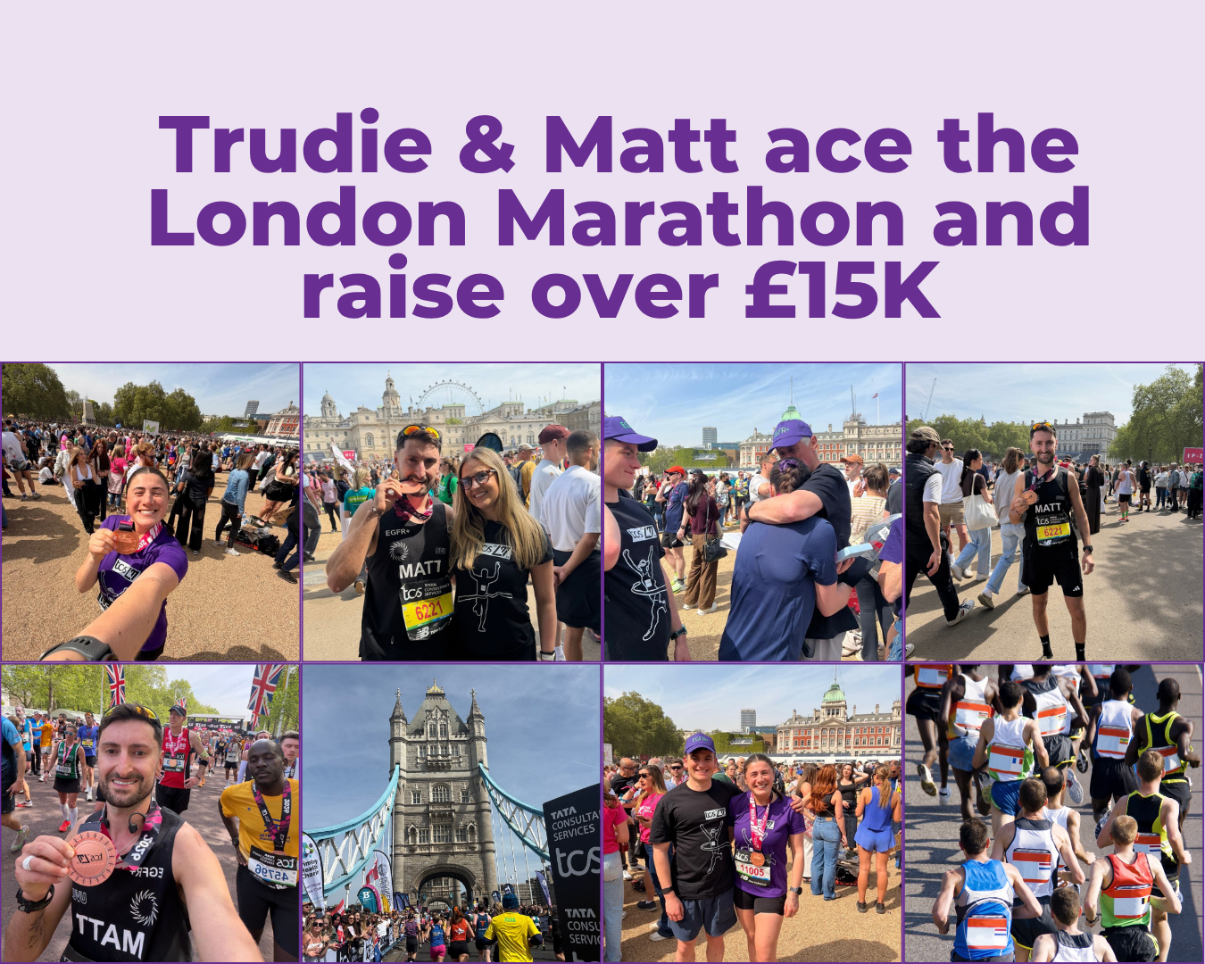 They ran for their mums. Together they raised over £15,000 for EGFR+ lung cancer.