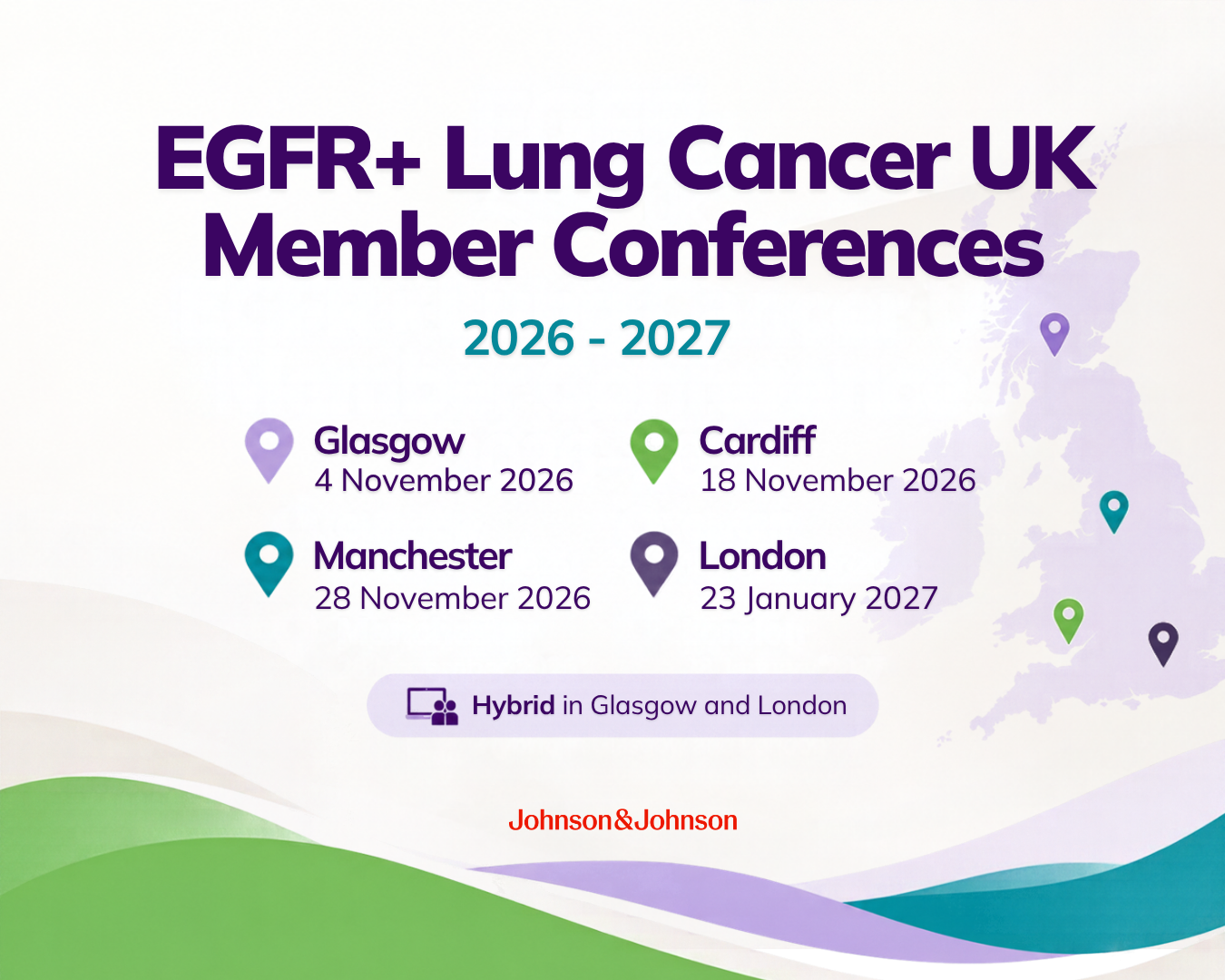EGFR+ Lung Cancer UK Member Conferences 2026–2027