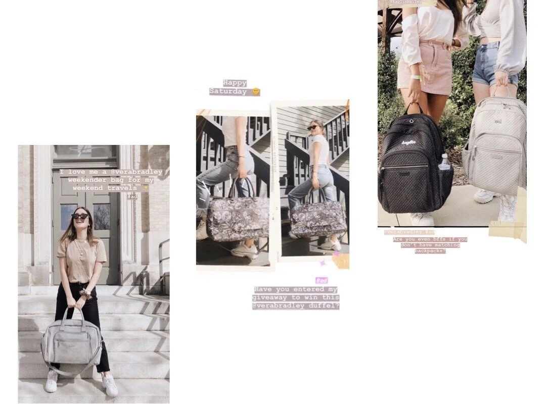 Through Instagram stories, I show my audience different features of the product and encourage them to enter our giveaways. 