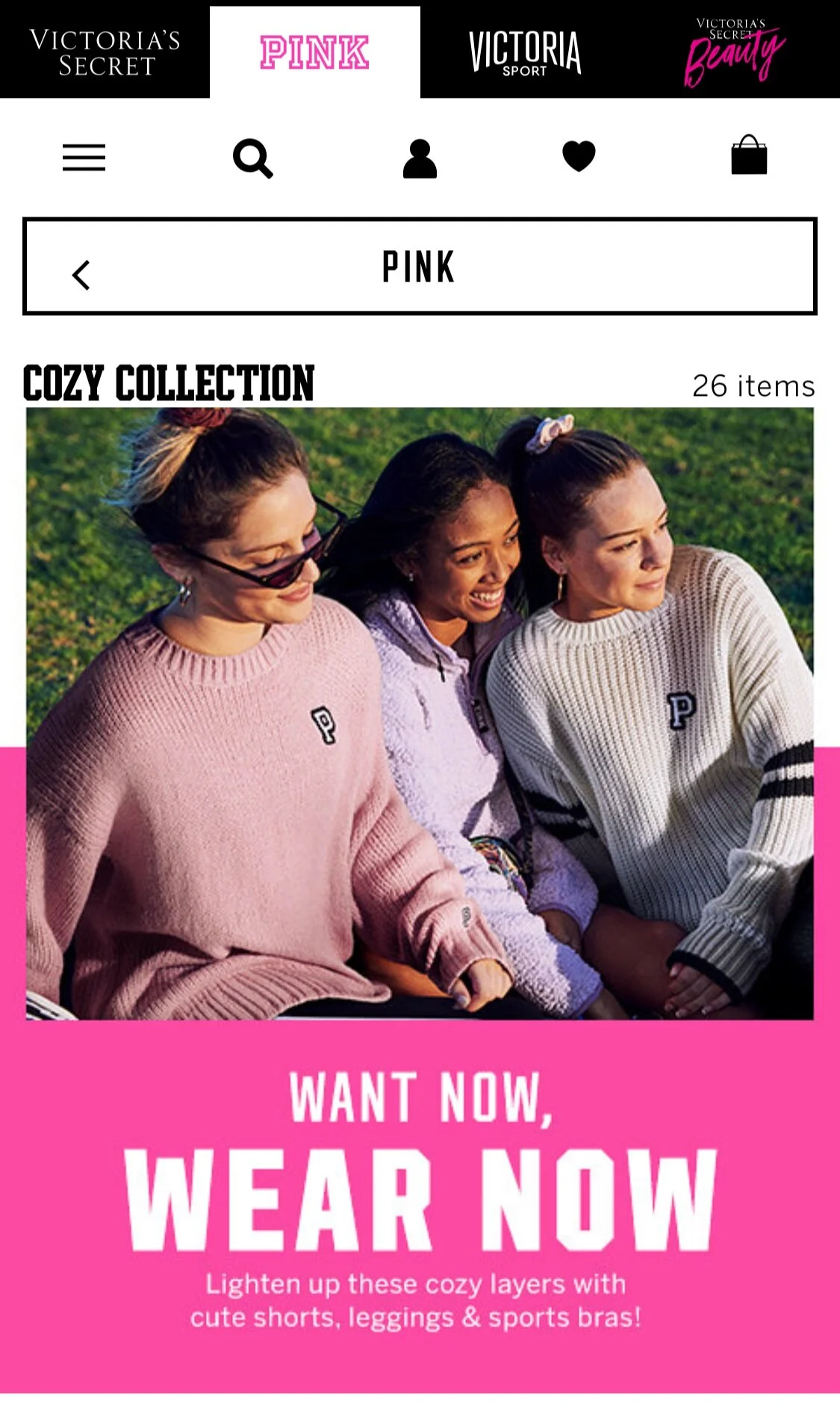 The girl power campaign had a big presence in store. I had the most surreal experience seeing myself on Pink store windows nationwide. 