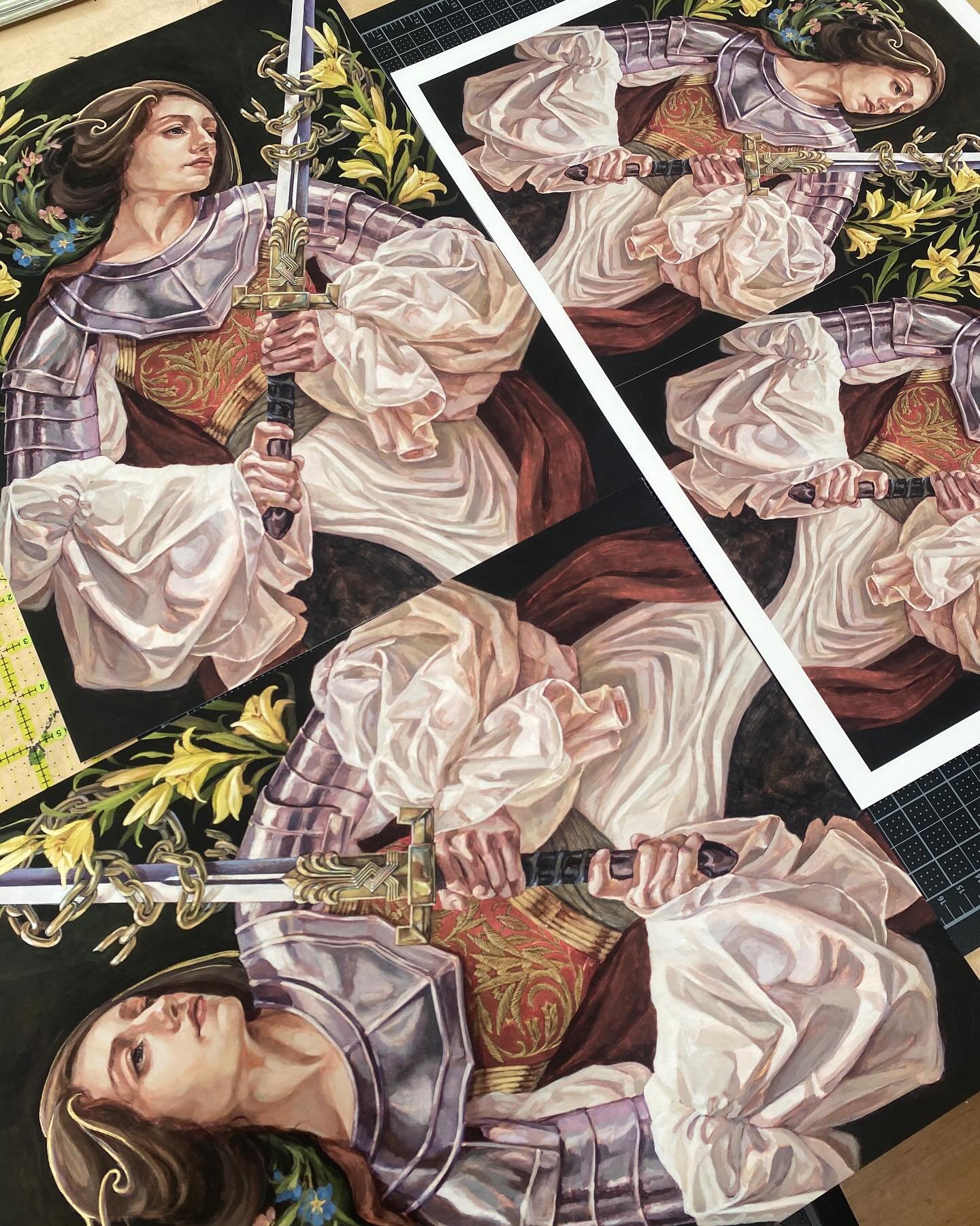 &lsquo;Mother of Exiles&rsquo; - Print Release - 9&rdquo;x12&rdquo; &amp; 12&rdquo;x16&rdquo;

- Inspired by my Armenian heritage and the &lsquo;Mother Armenia&rsquo; statue in Yerevan, which symbolizes &lsquo;the power and majesty of the motherland,