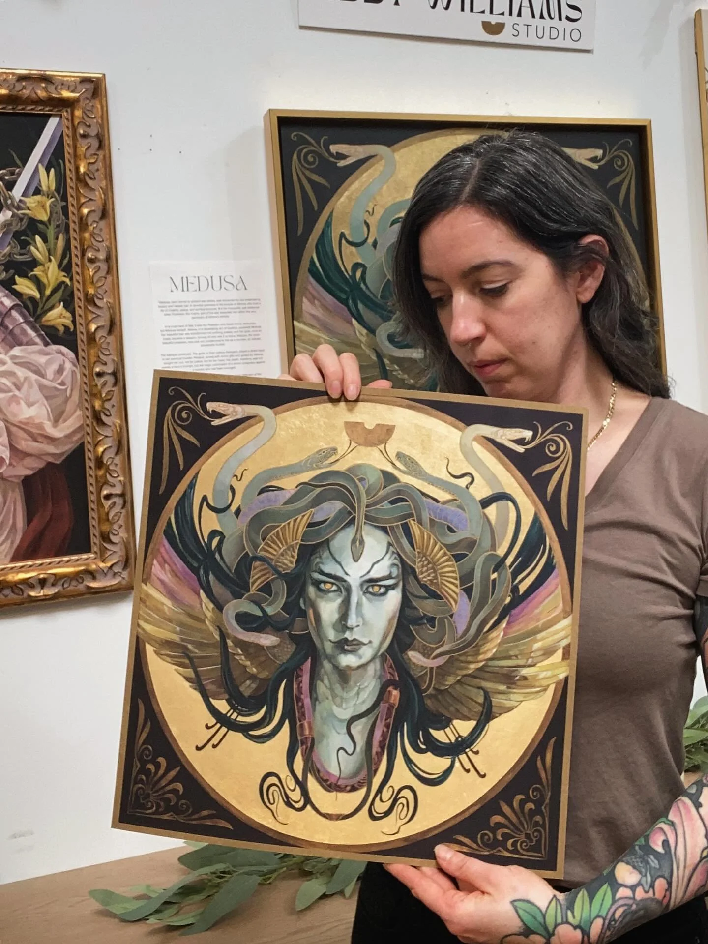 Friends!  I&rsquo;m happy to announce that I now have 16&rdquo;x16&rdquo; prints of Medusa available on my website! ✨✨✨

If you have ordered a smaller size already and want to switch out for the larger, just shoot a DM or email.

Please see below for