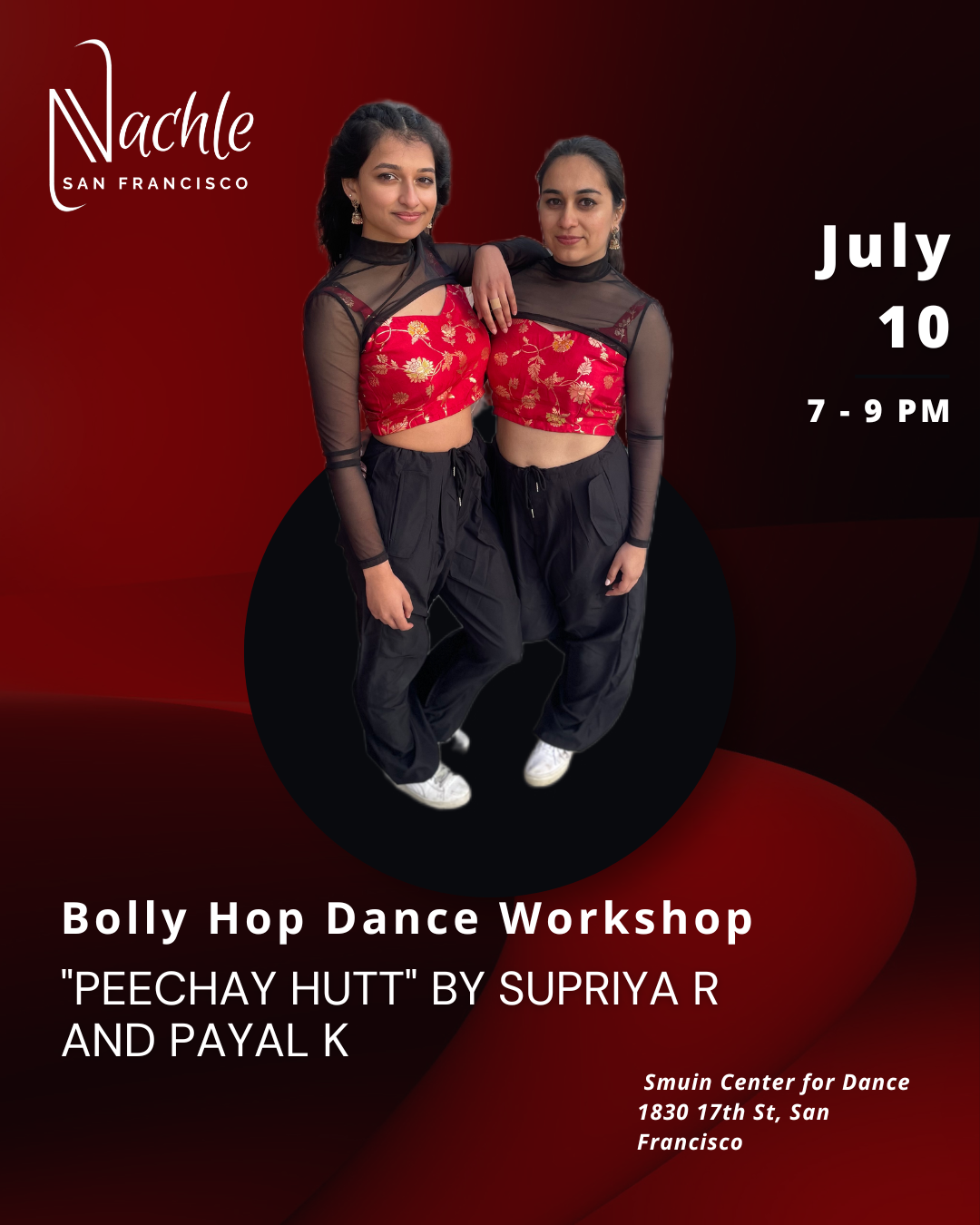 BollyHop Dance Workshop - "Peechay Hutt" by Supriya R and Payal K