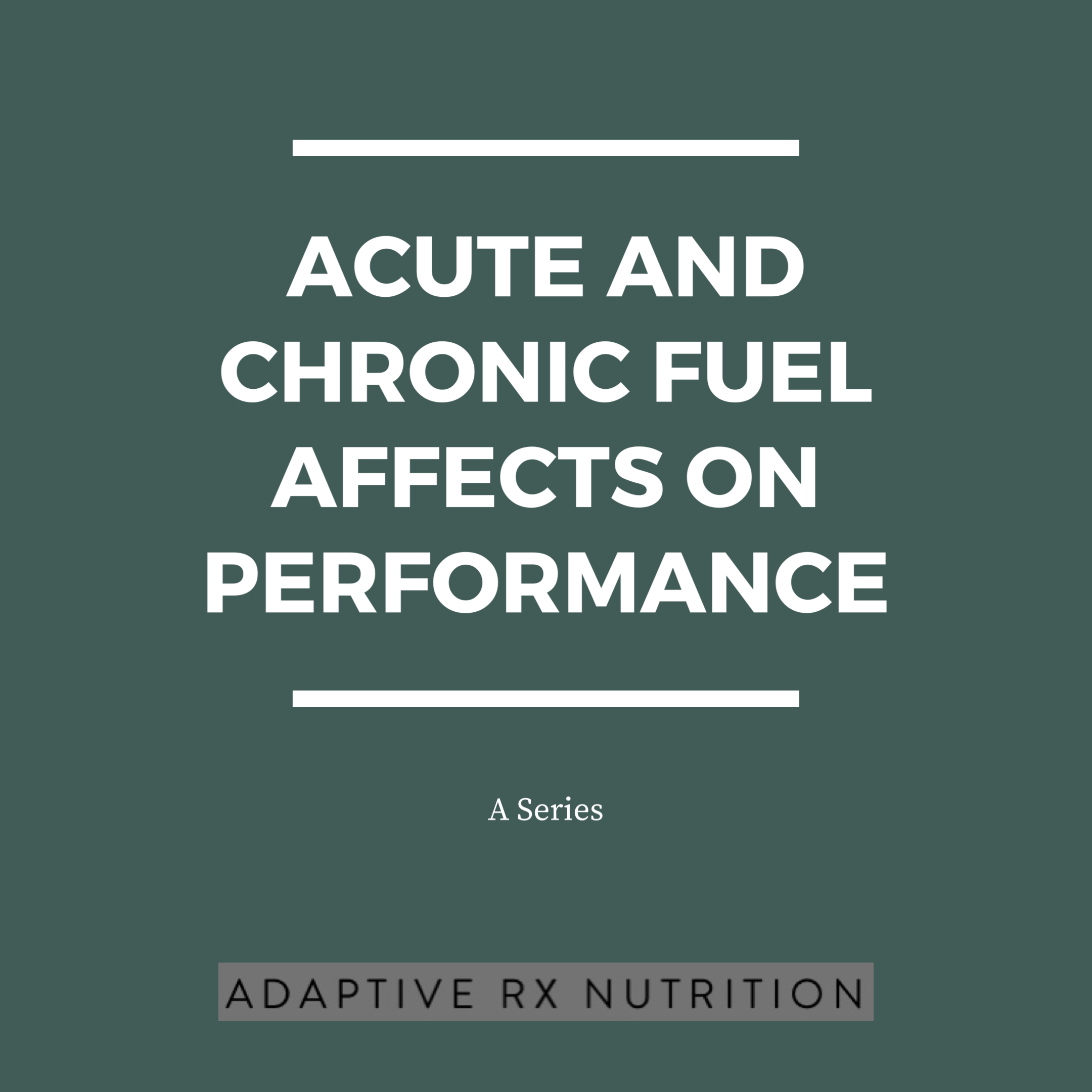 Fuel Your Performances