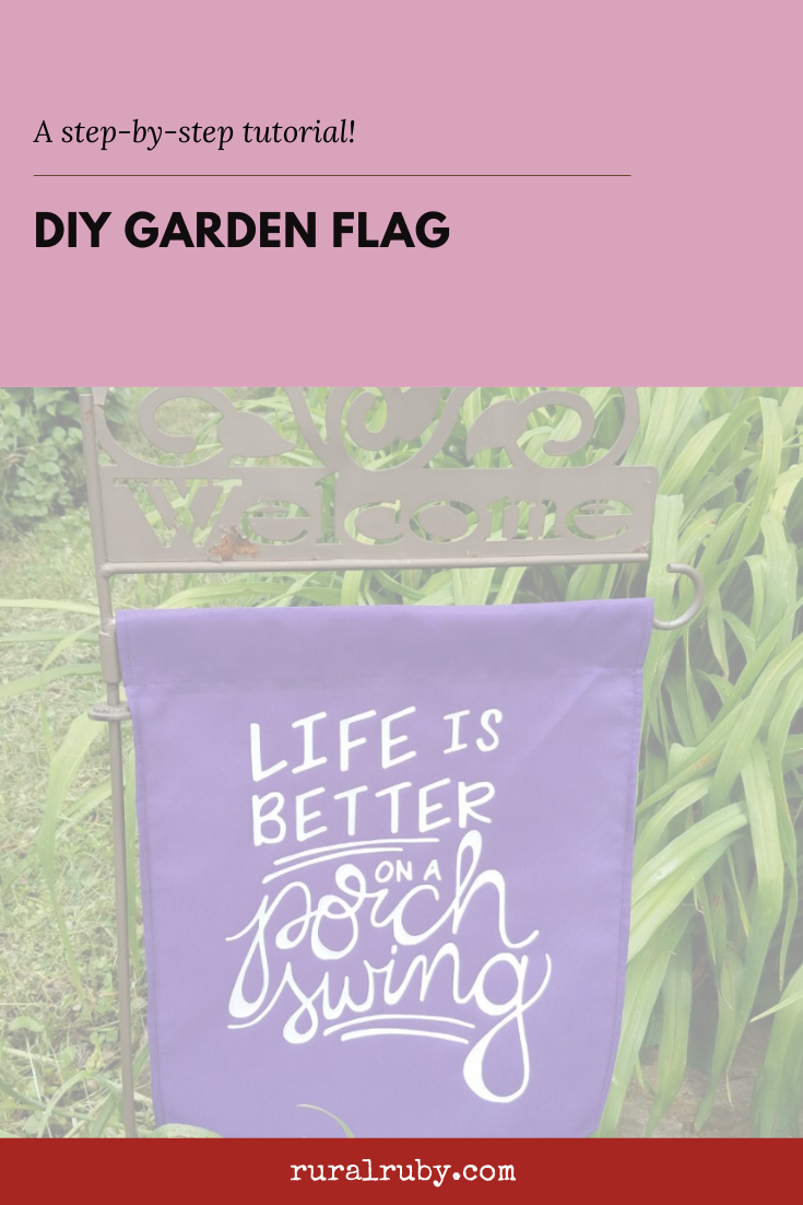 Diy Garden Flag A Step By, How To Make Your Own Garden Flag