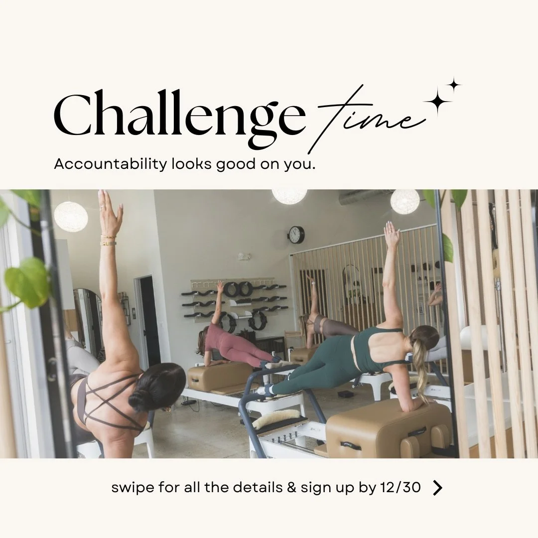 Accountability looks good on you.

January is about showing up &mdash; for your body, your practice, and your community. This month, we&rsquo;re offering two studio-wide challenges, each designed to keep you motivated and help you start the year off 