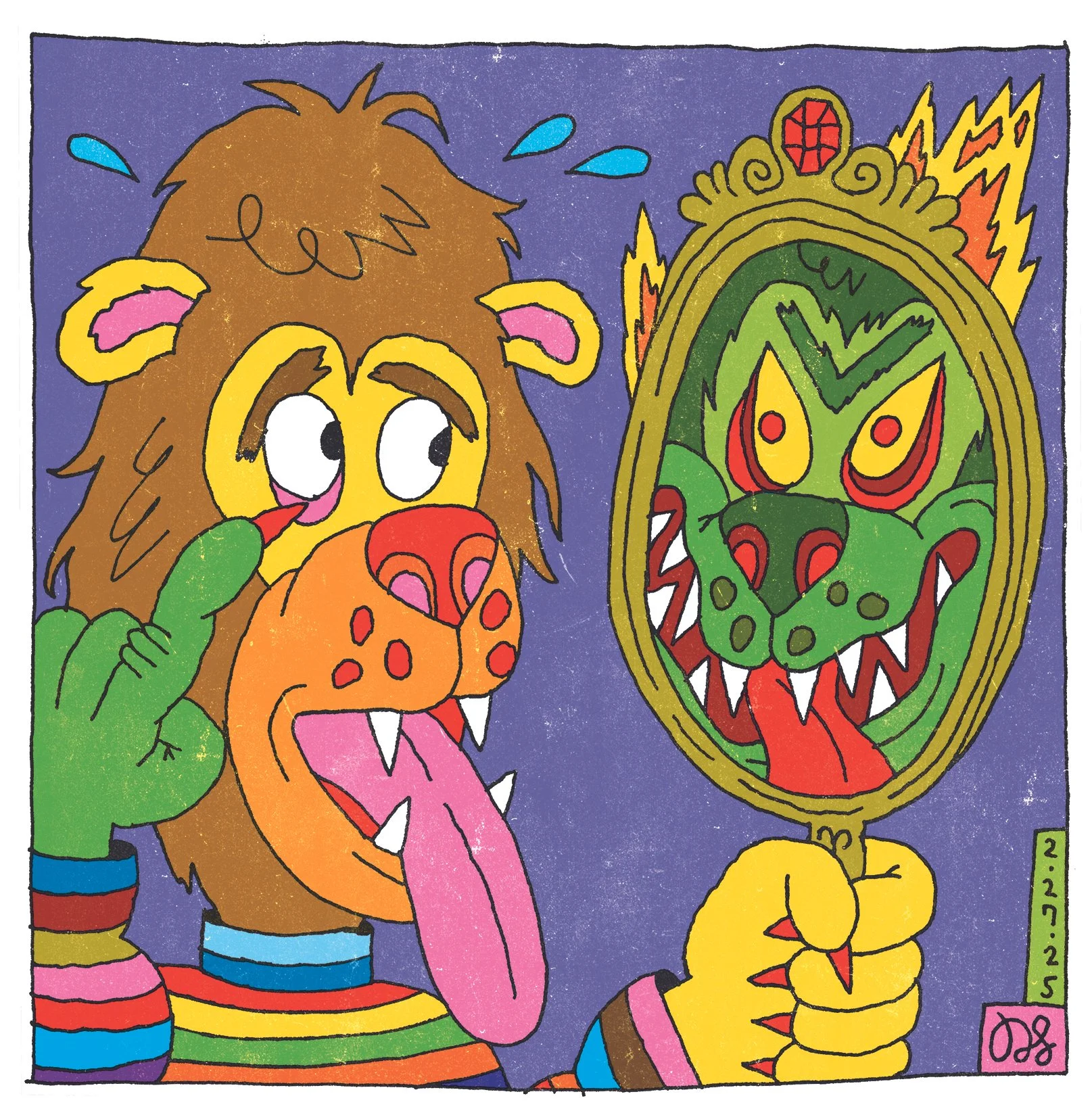 Monster in the mirror