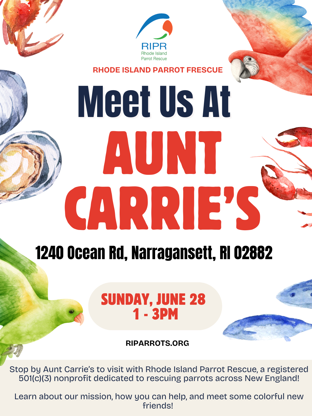 Visit Us At Aunt Carrie's 