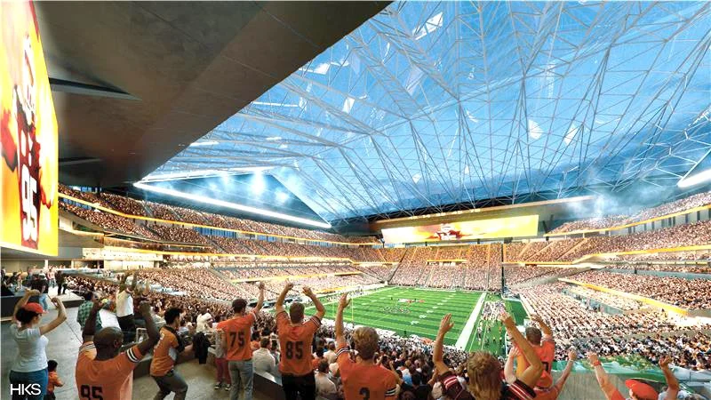 Artist Rendering: Huntington Bank Field