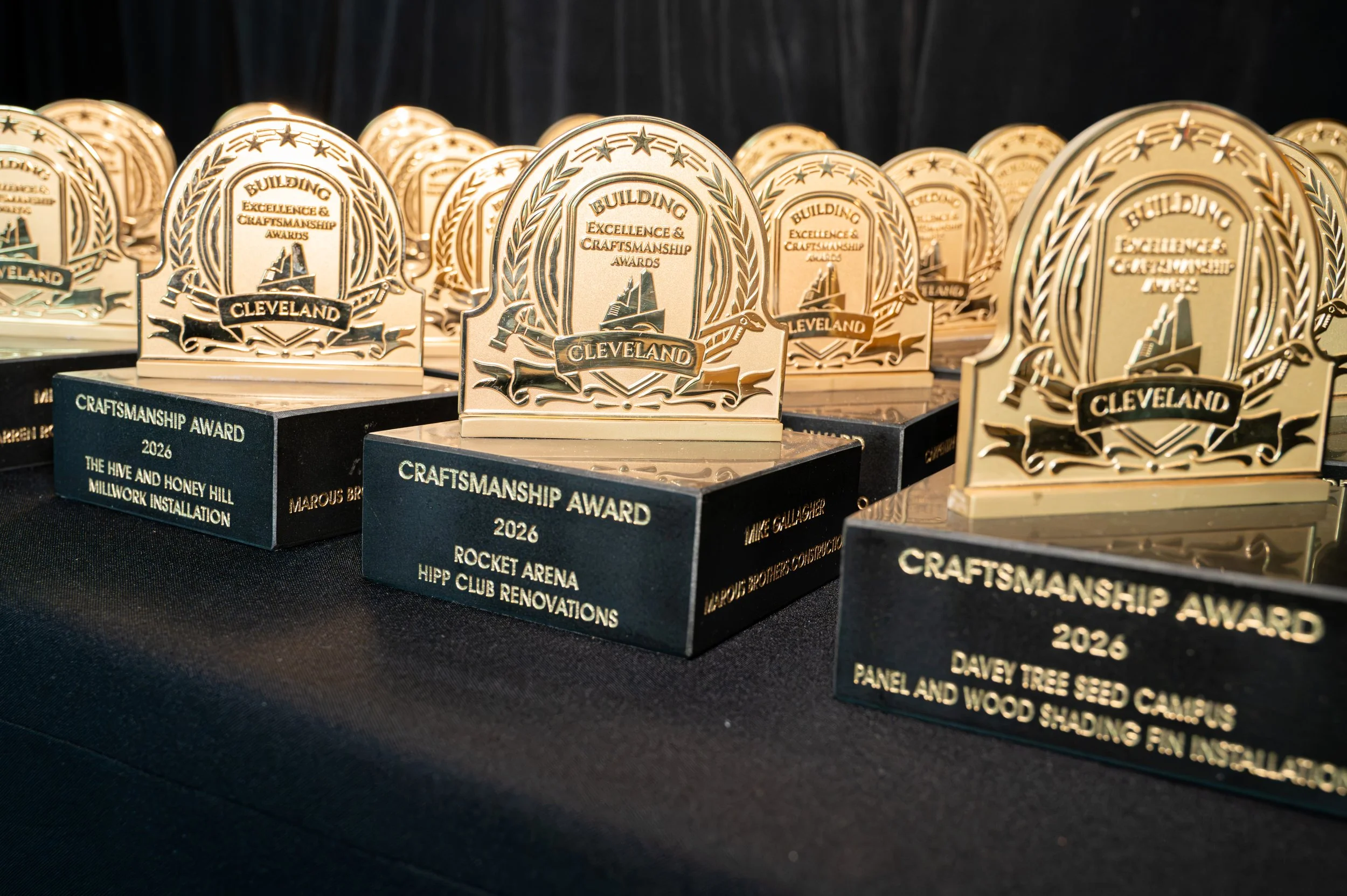 Cleveland trades members, contractors honored