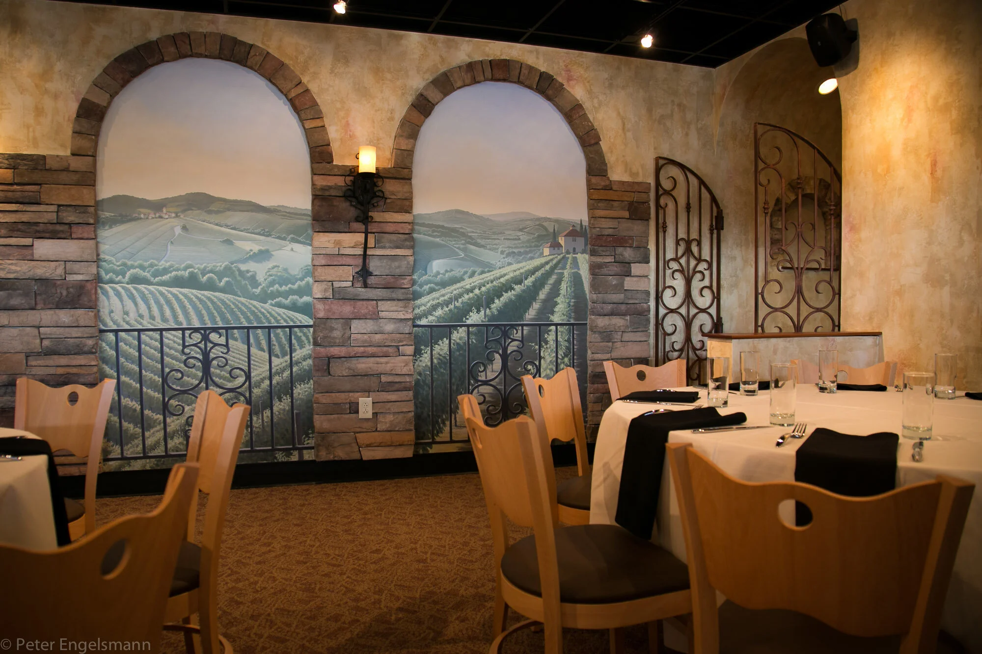 Restaurant Vineyard Mural Peter Engelsmann Murals