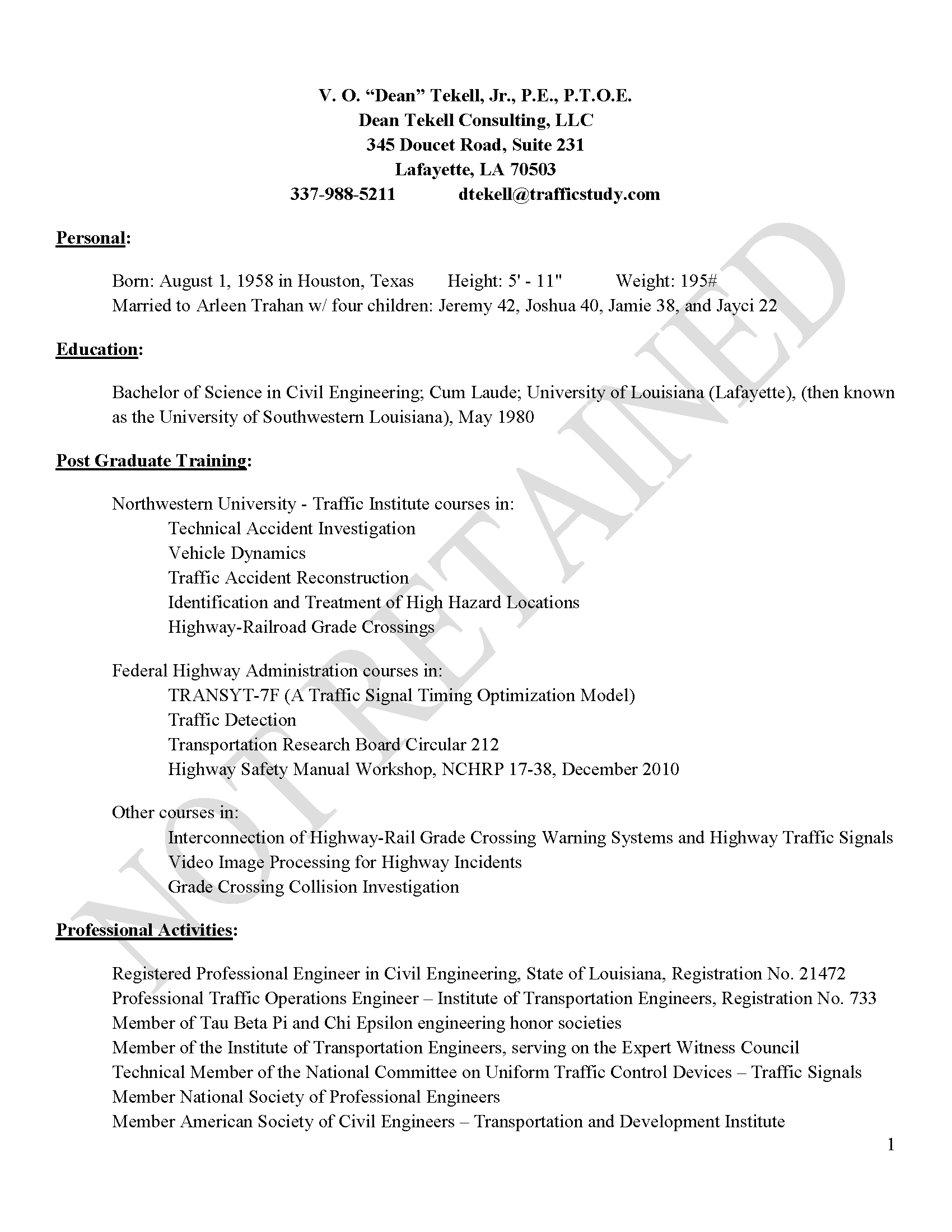 NOT RETAINED_Dean CV_July 2026_Page_1.png