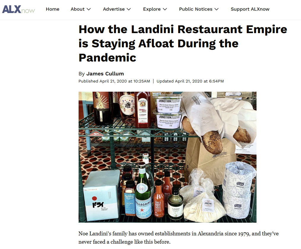 How the Landini Restaurant Empire is Staying Afloat During the Pandemic