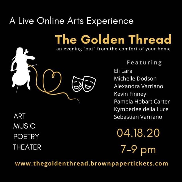 Tonight! See you there? Link in @kymberleedellaluce 's bio!
.
.
.
#art #artshow #collaboration #varietyshow #cello #acting #liveart #joinus