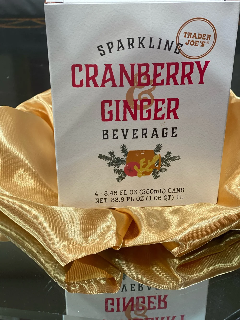 SPARKLING CRANBERRY GINGER BEVERAGE