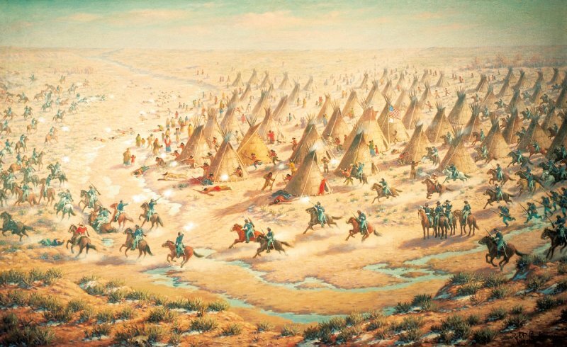 "The Sand Creek Massacre" by Robert Lindneaux