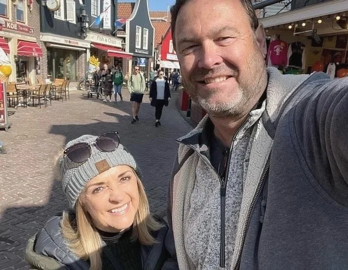 Dave and Mary in Amsterdam