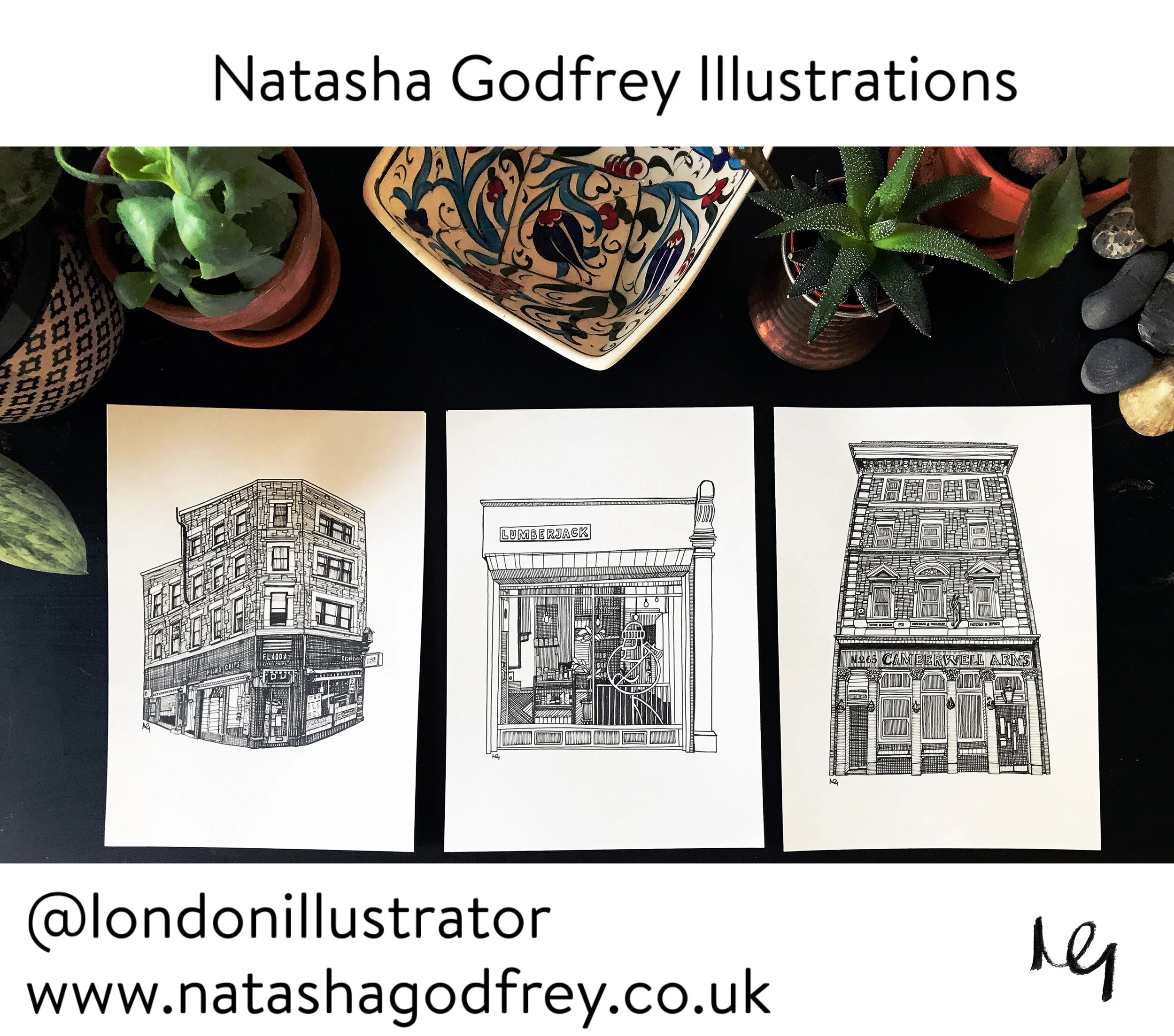 London Illustrator; Prints, cards, gifts