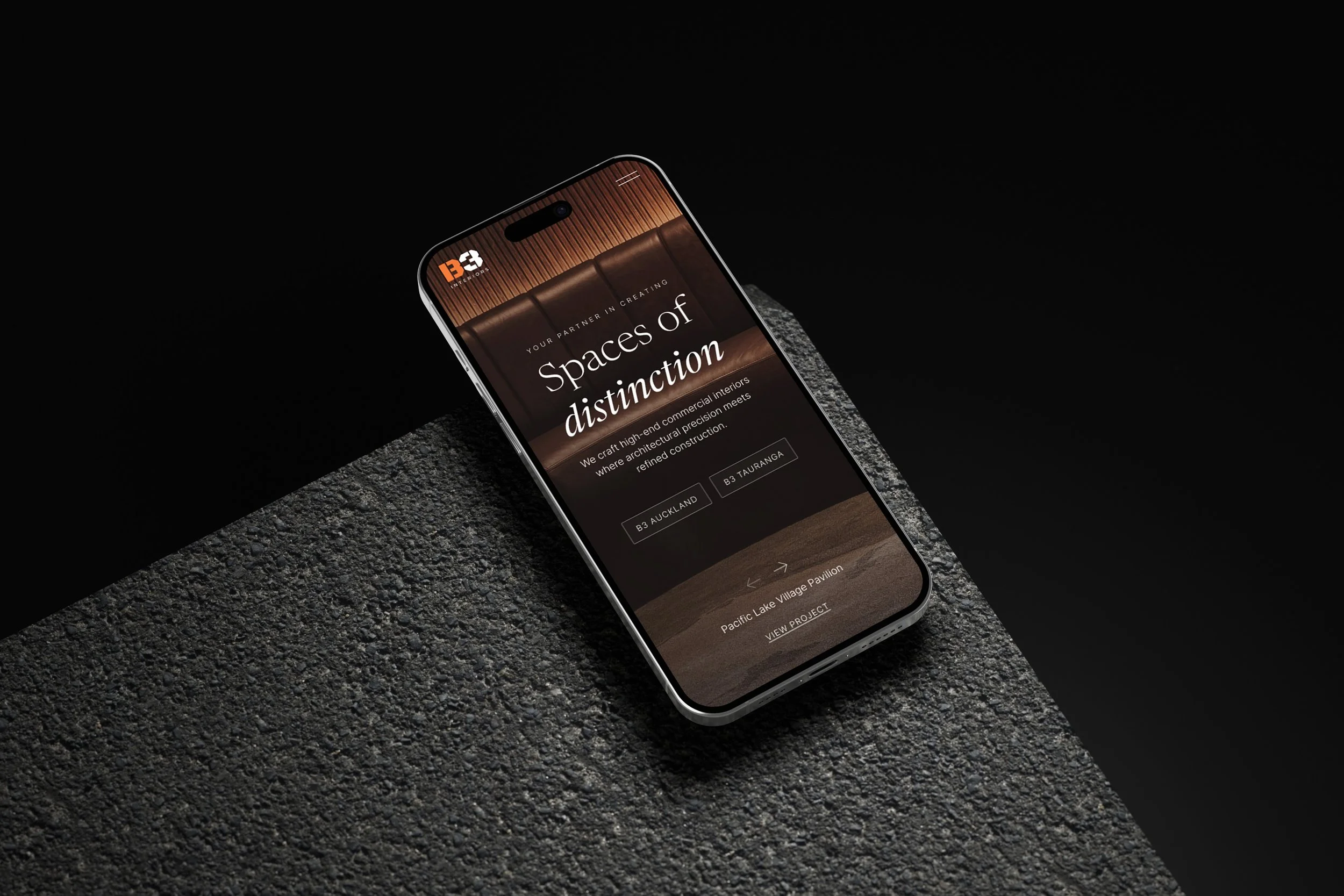 B3 Interiors Branding and Website