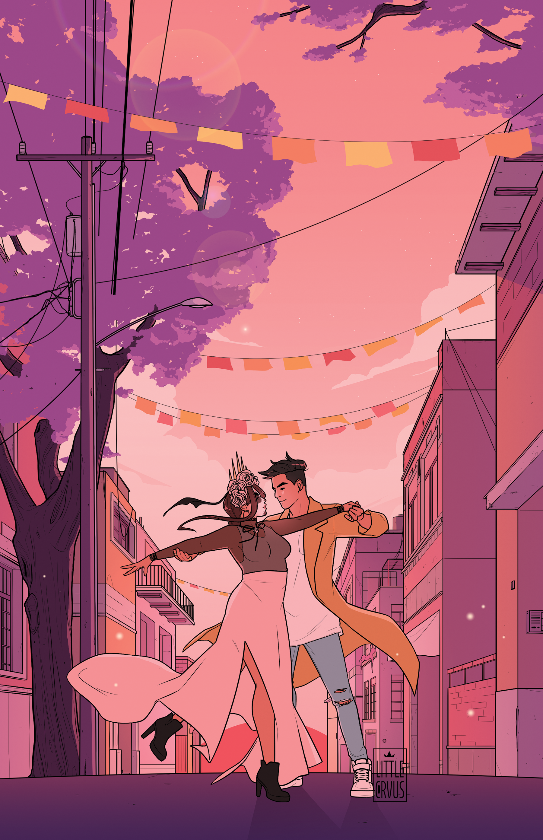 Cover illustration — Cuentos, Creatively Queer Press