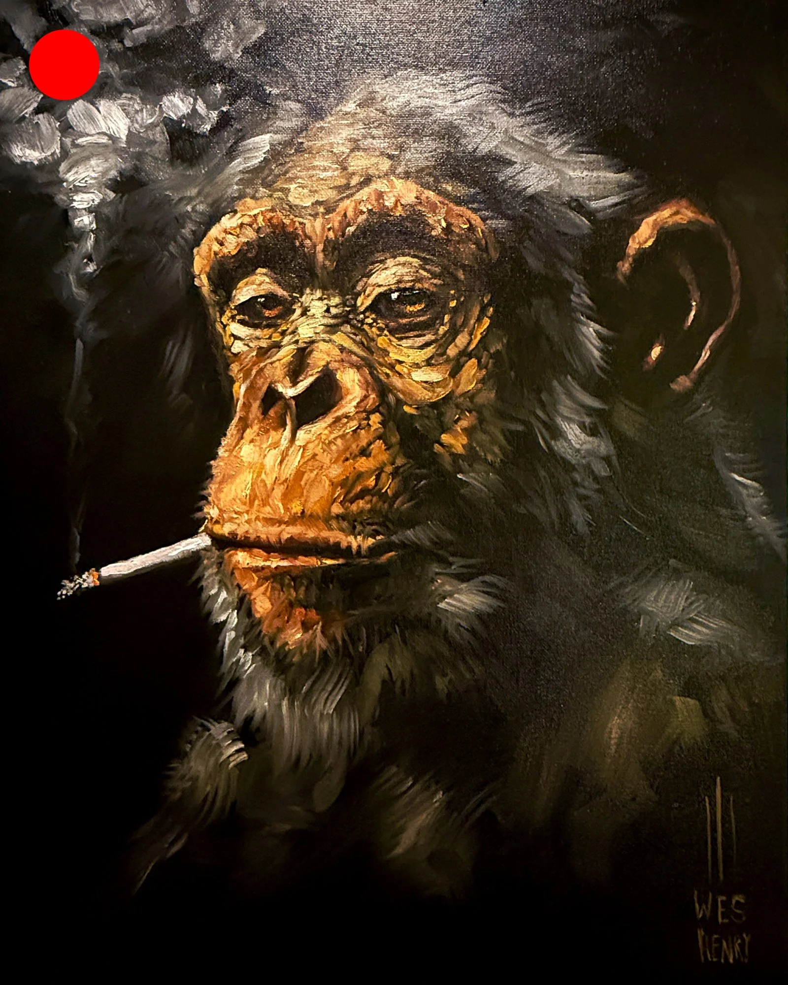 Smokin Chimp - 16x20