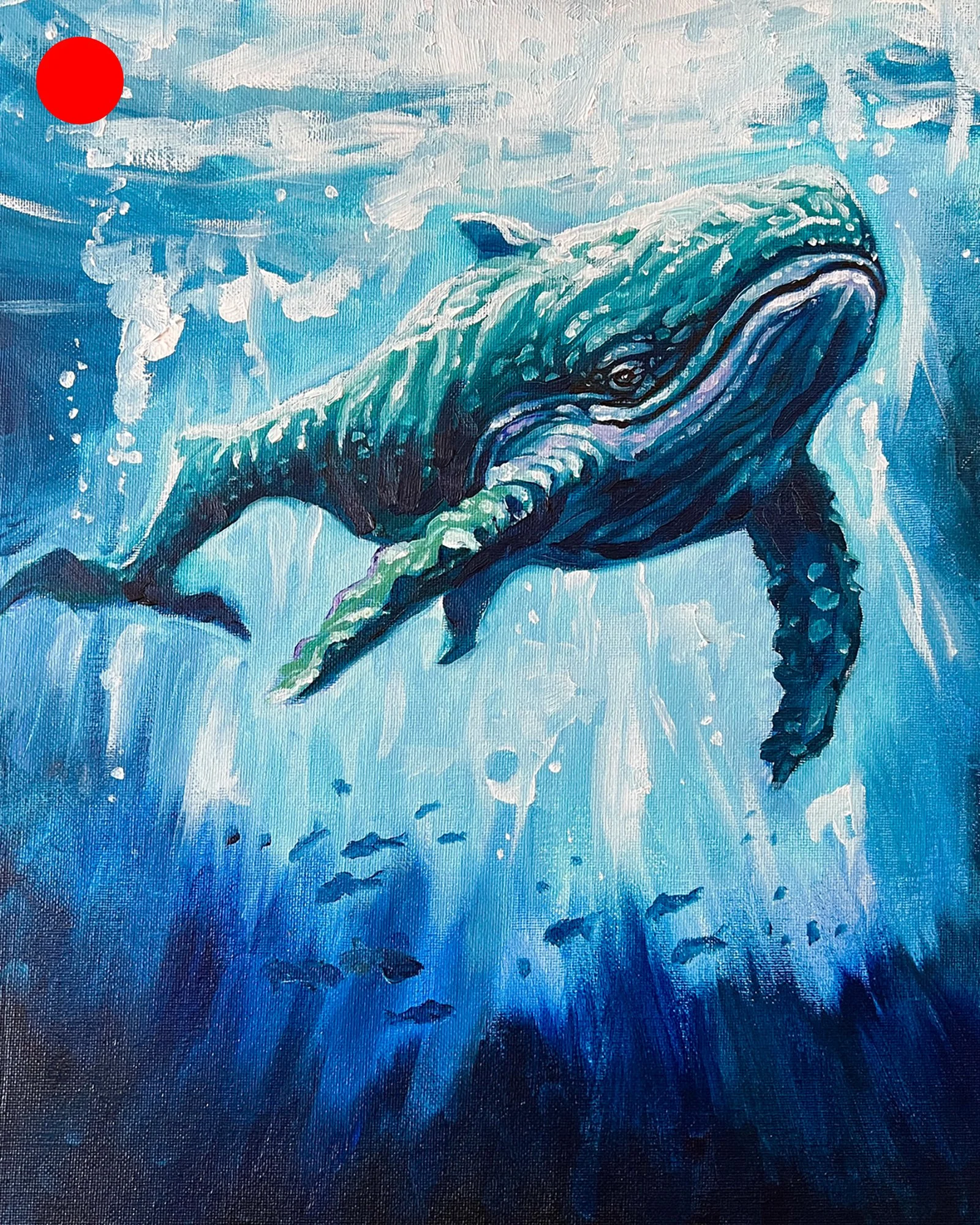 Whale - 12x16