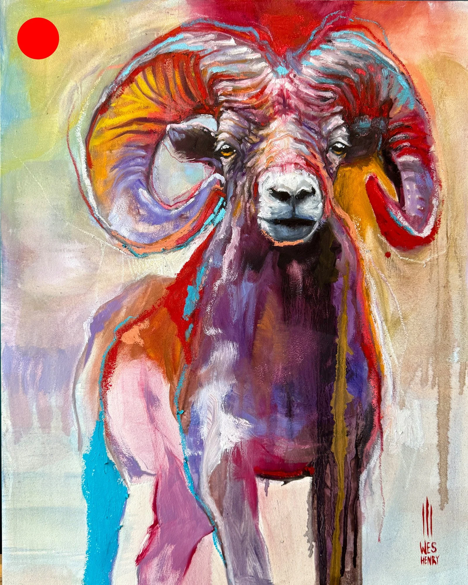 Colorful Ram - 16x20