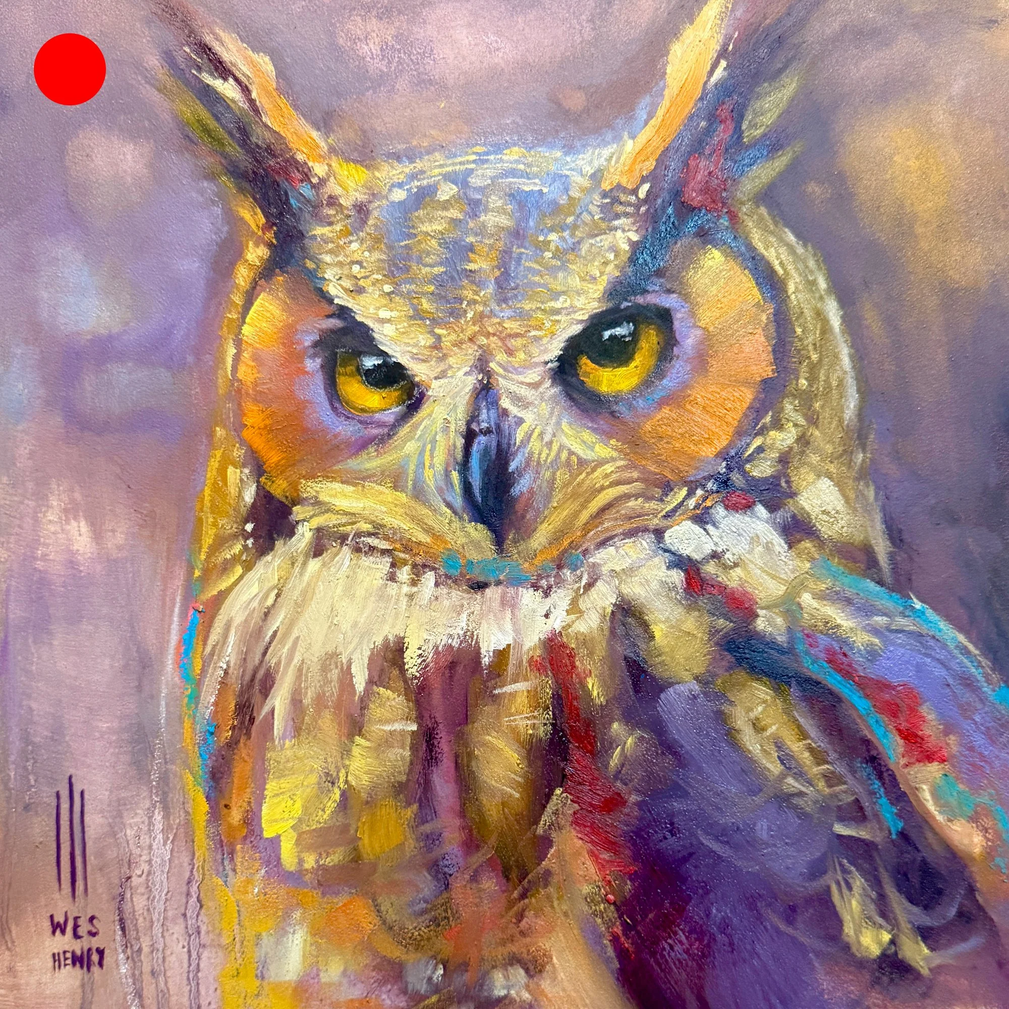 Colorful Owl - 12x12