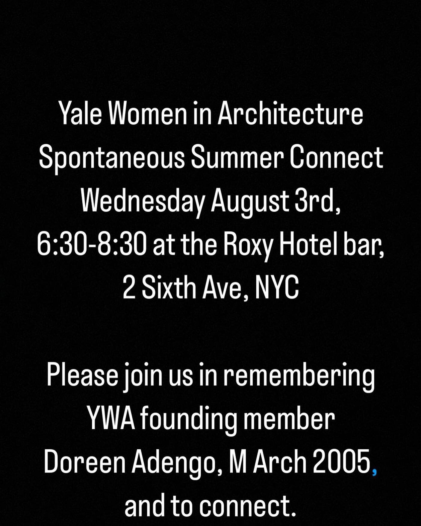 Please join us this week to remember our friend and colleague Doreen Adengo.