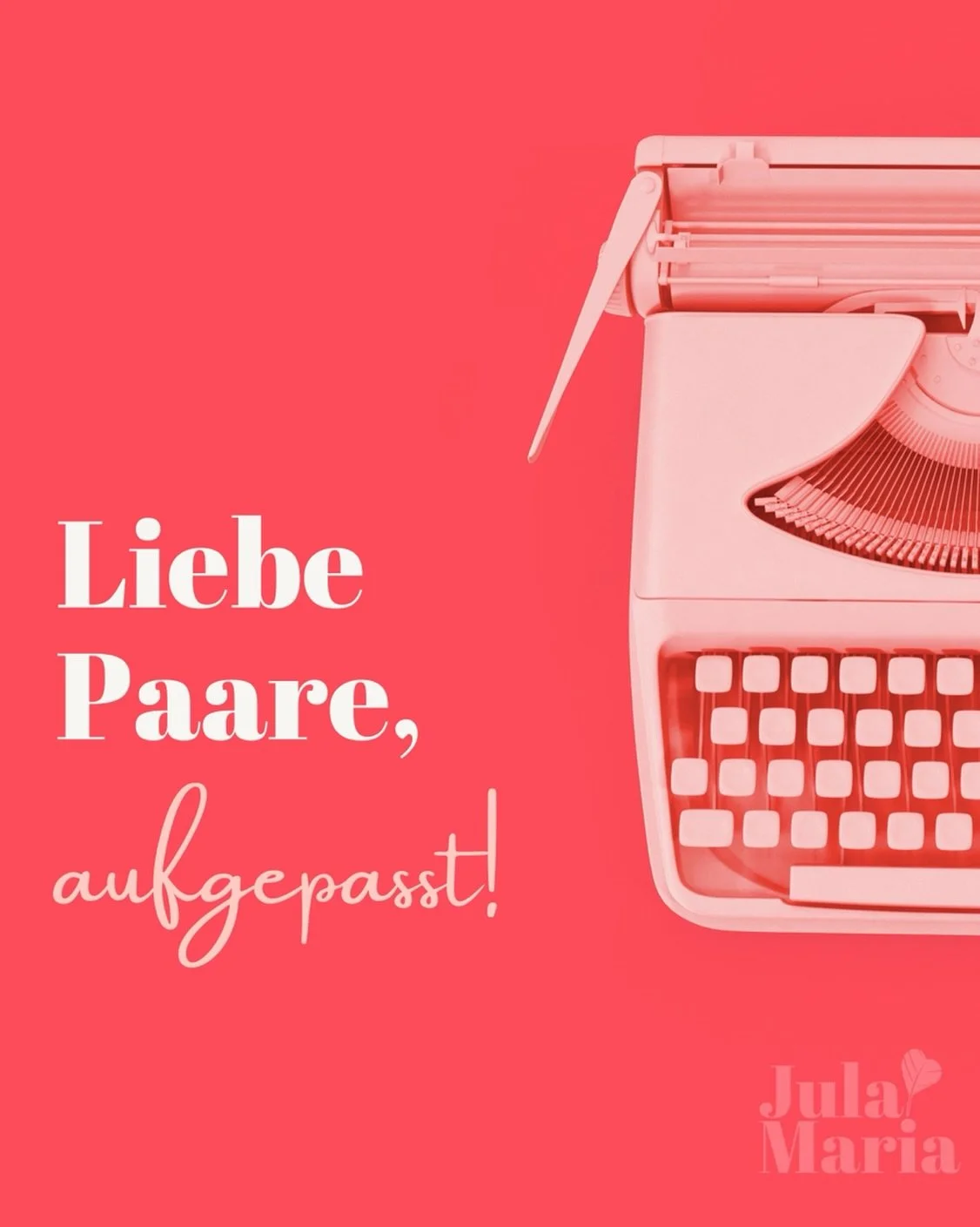 Hurra! ✨ Jedes Paar, das bei mir dieses Jahr heiratet, hat nun die spannende Neujahrspost bekommen &ndash; ⚠️ solltet ihr vergeblich auf Mail warten, bitte melden, dann ist was schief gegangen. 

Und die Paare, die gerade noch &uuml;berlegen und die 
