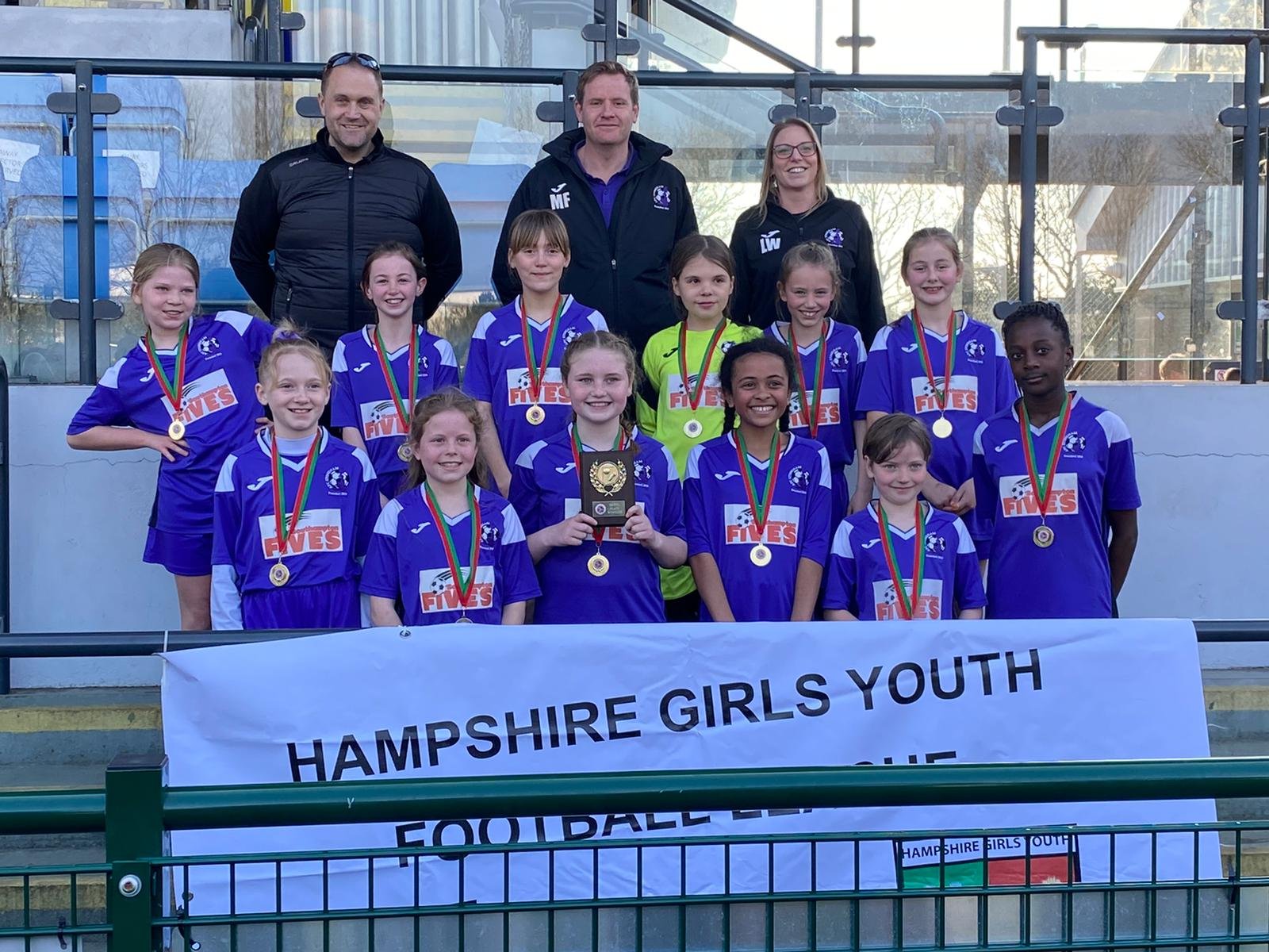 Girls win three county cup finals!