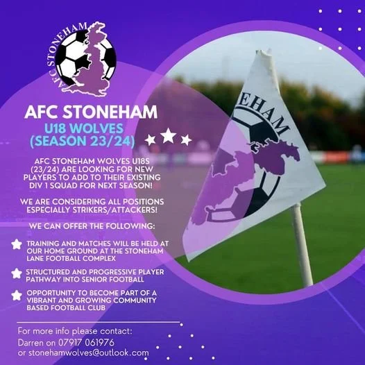 U18 WOLVES - PLAYERS WANTED