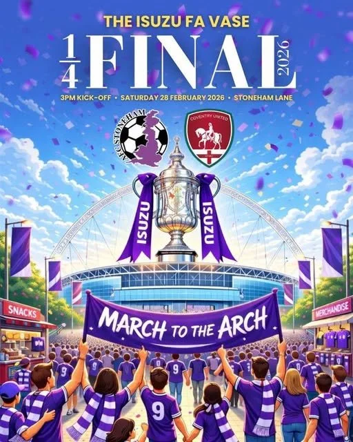 FA VASE QUARTER FINAL - SATURDAY 28/2/26