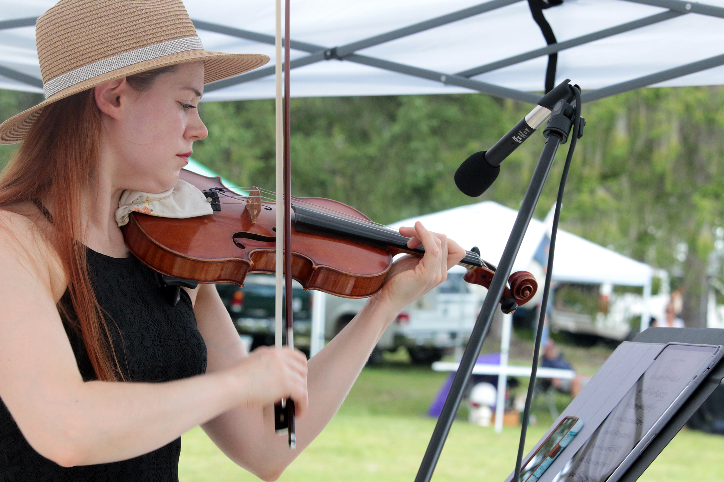 Violinist Holly Nelson