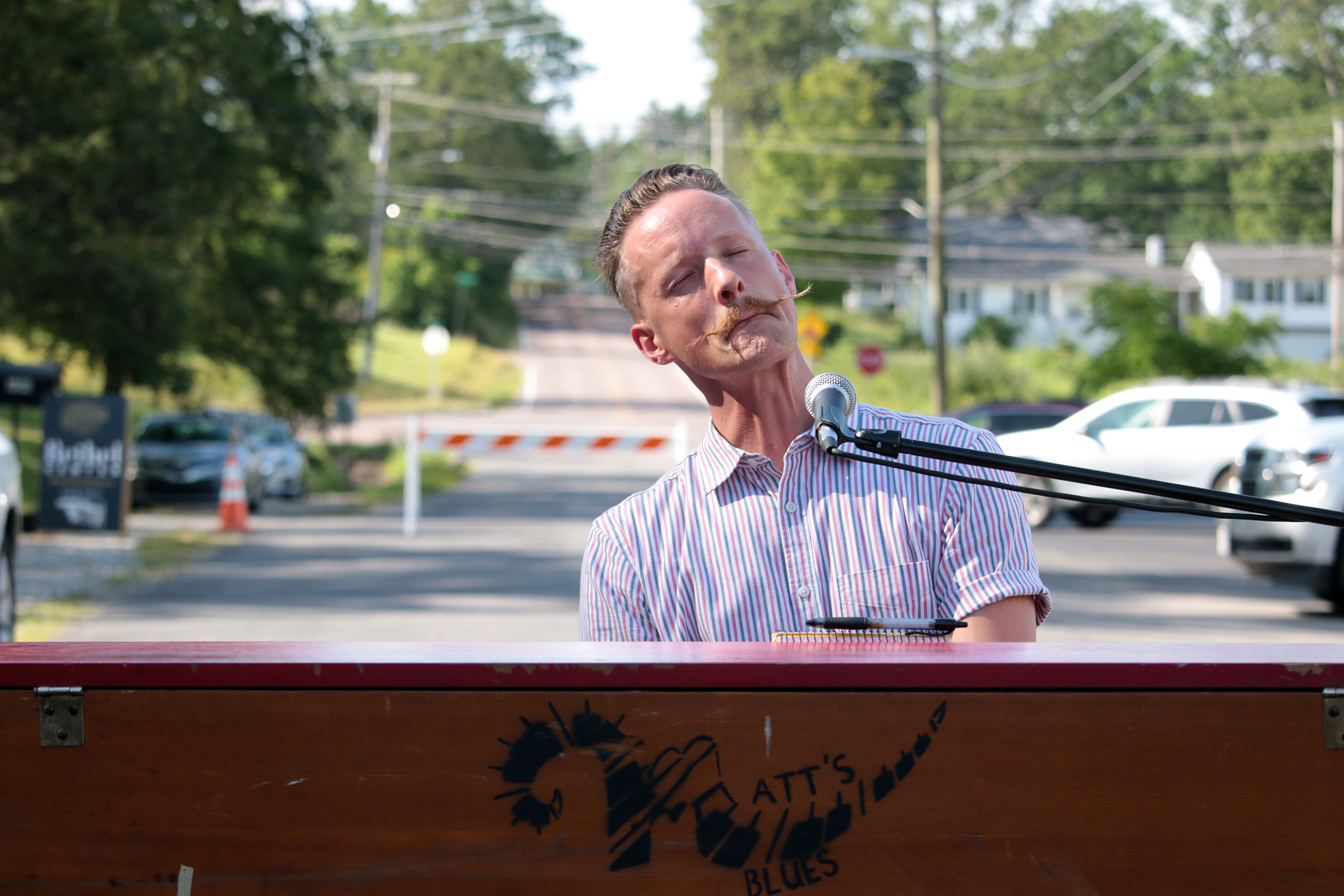 Matt Jordan sings the blues