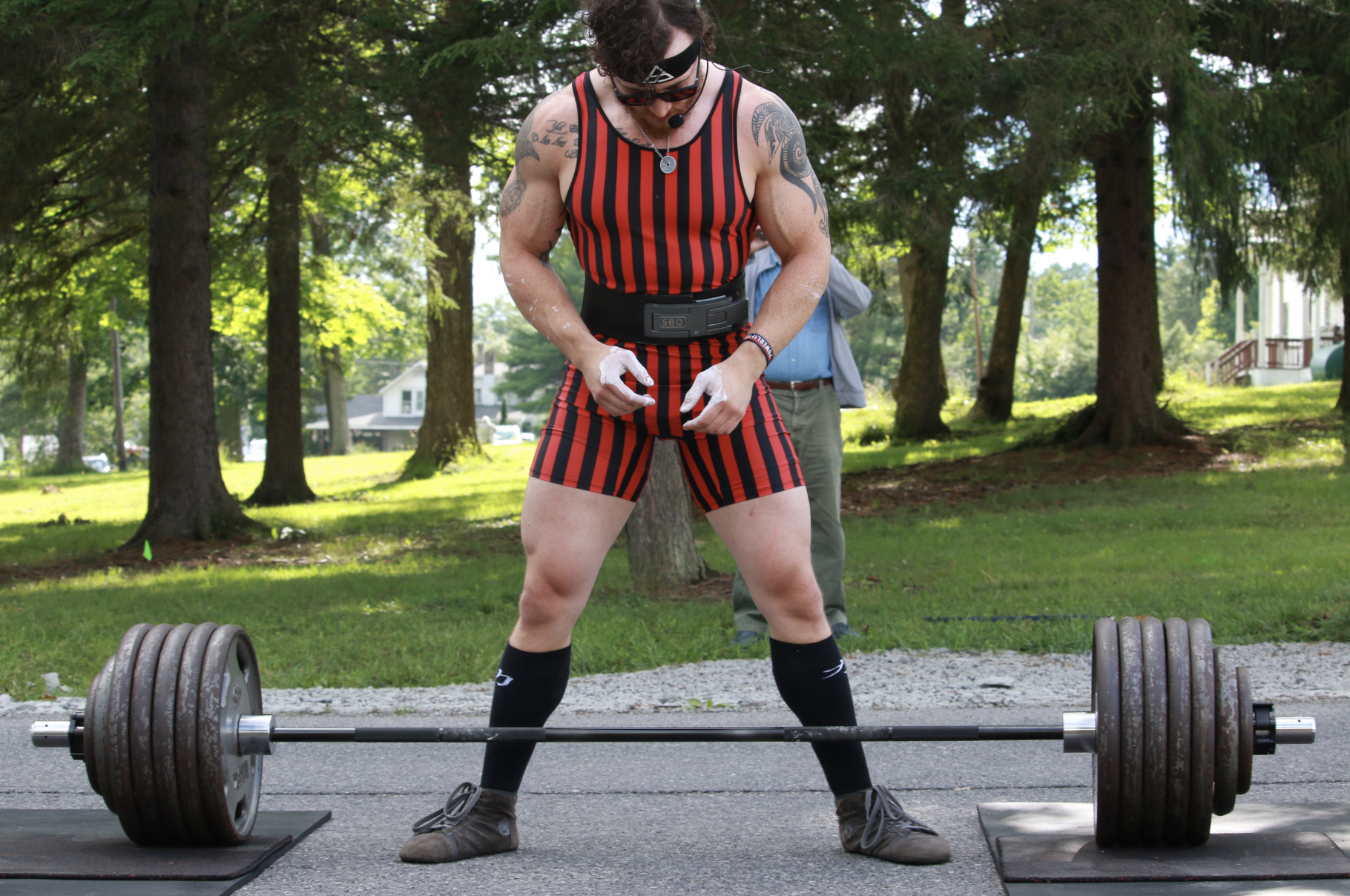 Strong Man Cody Prepares for 650lb. Deadlift