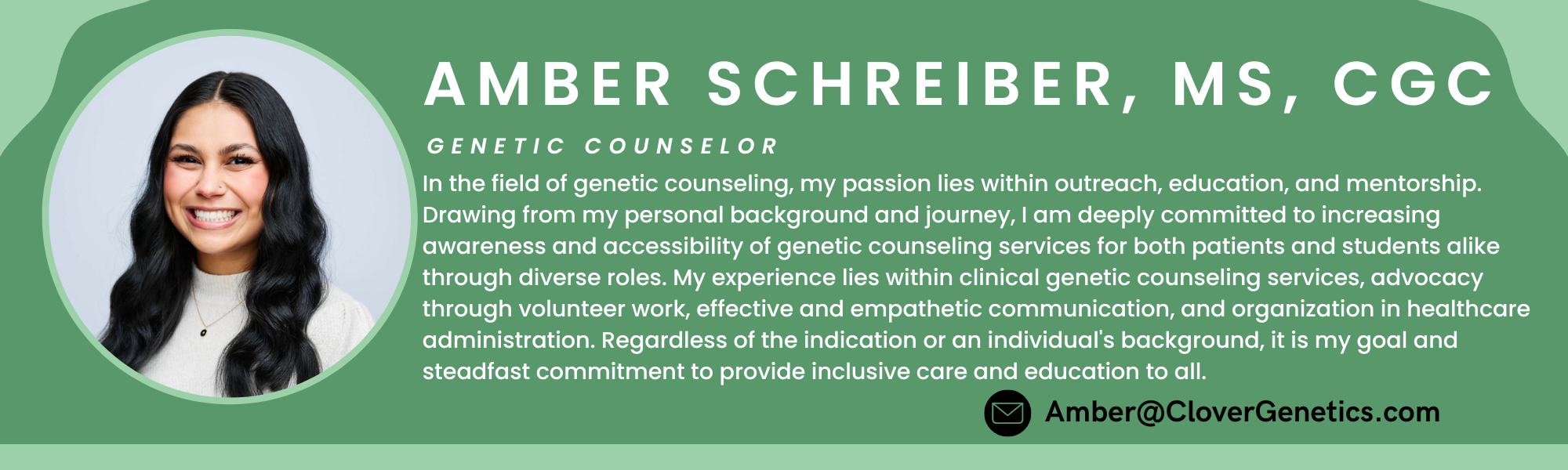 Our Genetic Counseling Team — Clover Genetics