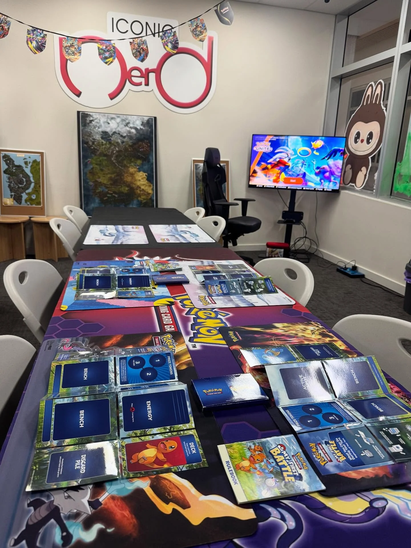 🎮🎮SUNDAY PLAY DAY 🎲 🎲 

Get into Iconic Nerd 🤓 today for Learn to Play Pokemon 🙌

Completely free and grab yourself a prize pack when you sign up 🖊️ 

Also today I&rsquo;m running some Pokemon Unite plays if anyone wants to come and learn how 