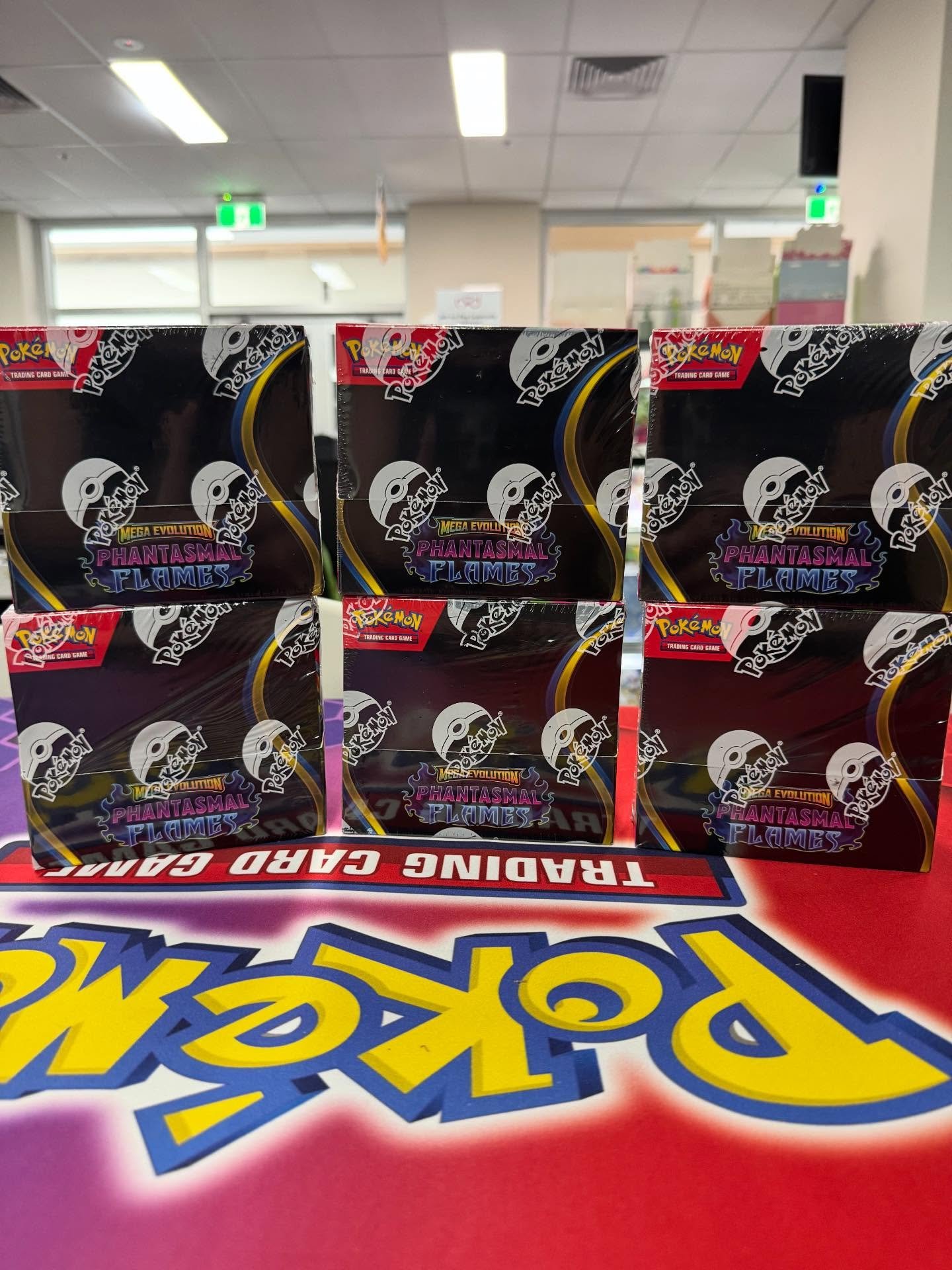 🚨🚨MORE STOCK🚨🚨

Few delays in shipping but still coming in 

Fresh booster boxes of Phantasmal Flames 🔥 with some nice price reductions on a few Pokemon products. 

Also more of the massively popular Character Balls just landed 🛬 

Open hours:
