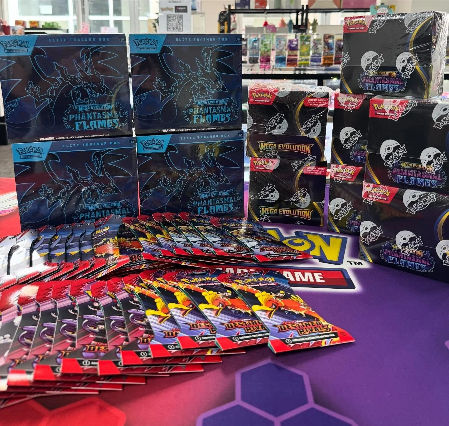 🚨🚨STOCK DROP🚨🚨

Santa 🎅 has come early ‼️ 

Iconic Nerd 🤓 is fully loaded with Pokemon ready to go 🎁 

Fresh stock drop just before Christmas 🎄 price have dropped on select products including boosters, boxes and sealed product. 

Get in befor