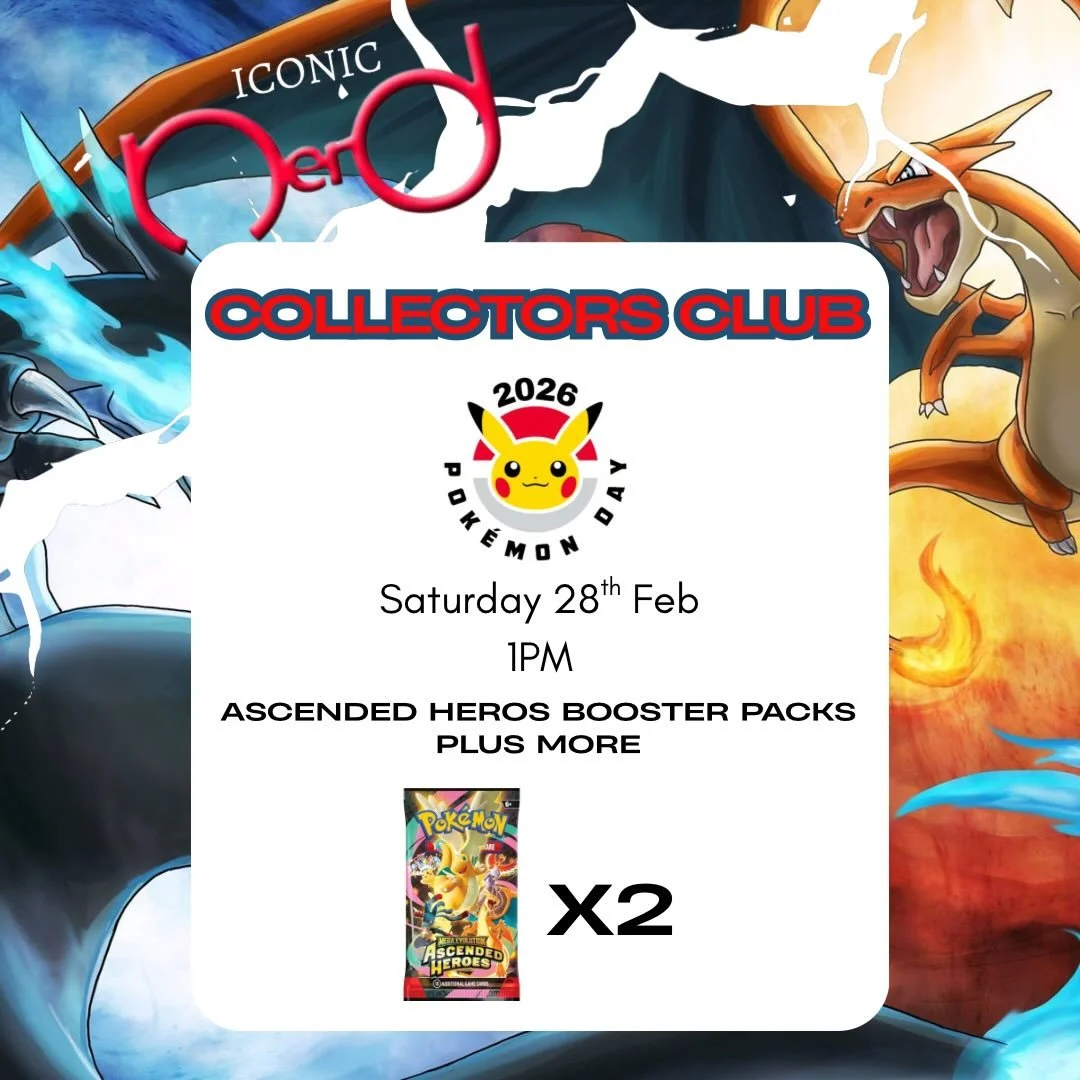 📣📣COLLECTORS CLUB IS BACK🚨🚨

Tickets 🎟️ are now live for Collectors Club Pokemon Day event 🥳🥳🥳🥳

Ascended Heroes booster packs plus more promos to be announced. 

🎮Gaming
✂️ Rip battle
🆓 Free Giveaways 
⚔️ Pokken tournament 🏟️ 
Plus much 