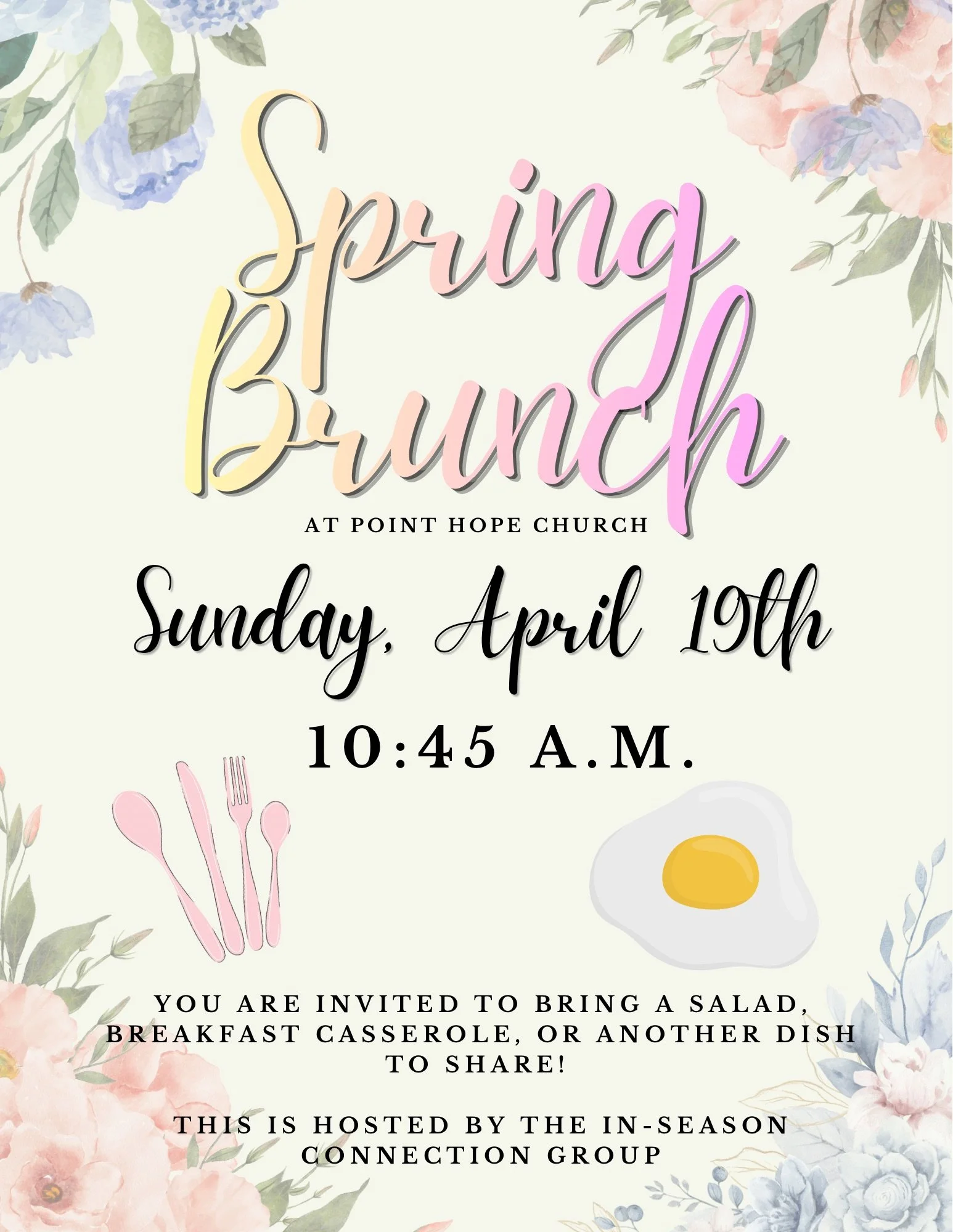 Spring Brunch after Worship
