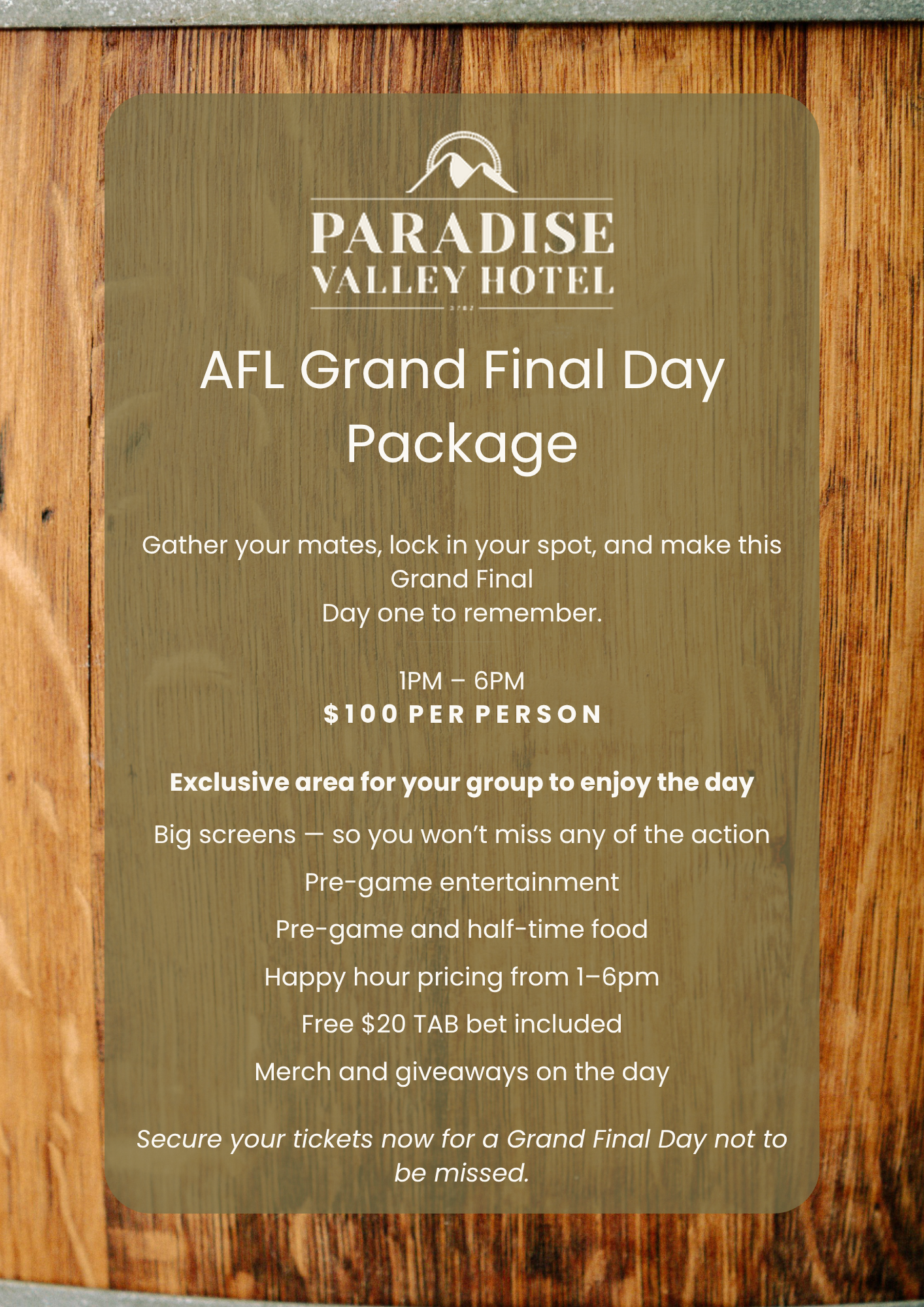 Grand Final Day @The Clemo