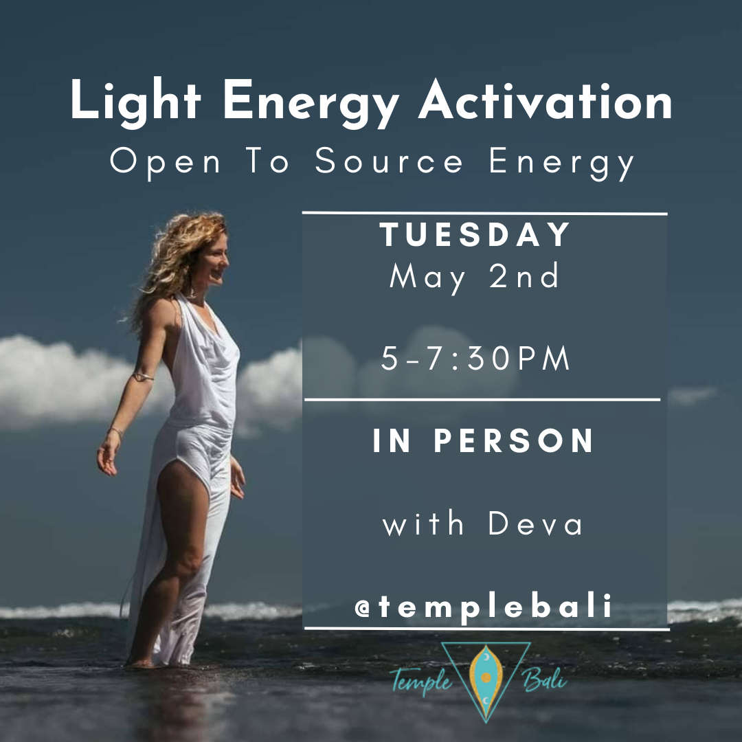 LIGHT ENERGY ACTIVATION - In Person