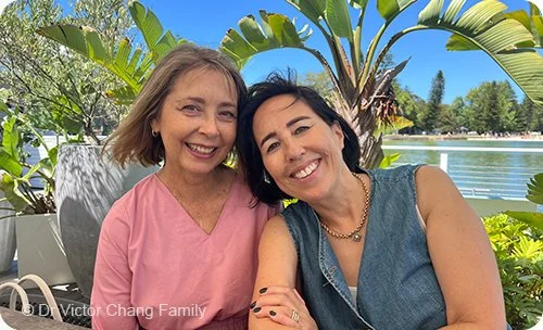 Fiona Coote &amp; Vanessa Chang. The Two of Us. Over 40 years later.