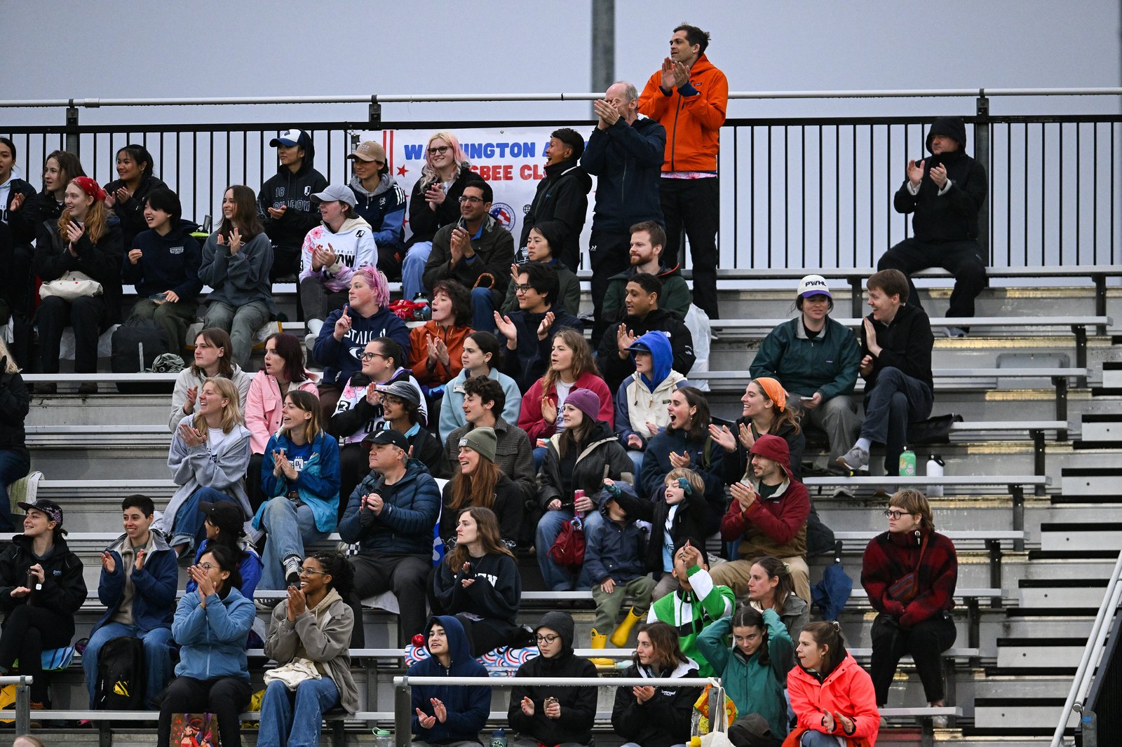 Fans brave the weather to cheer on DC Shadow at the April 25 game vs. NY Gridlock. Photo by Kevin Leclaire - Ultiphotos