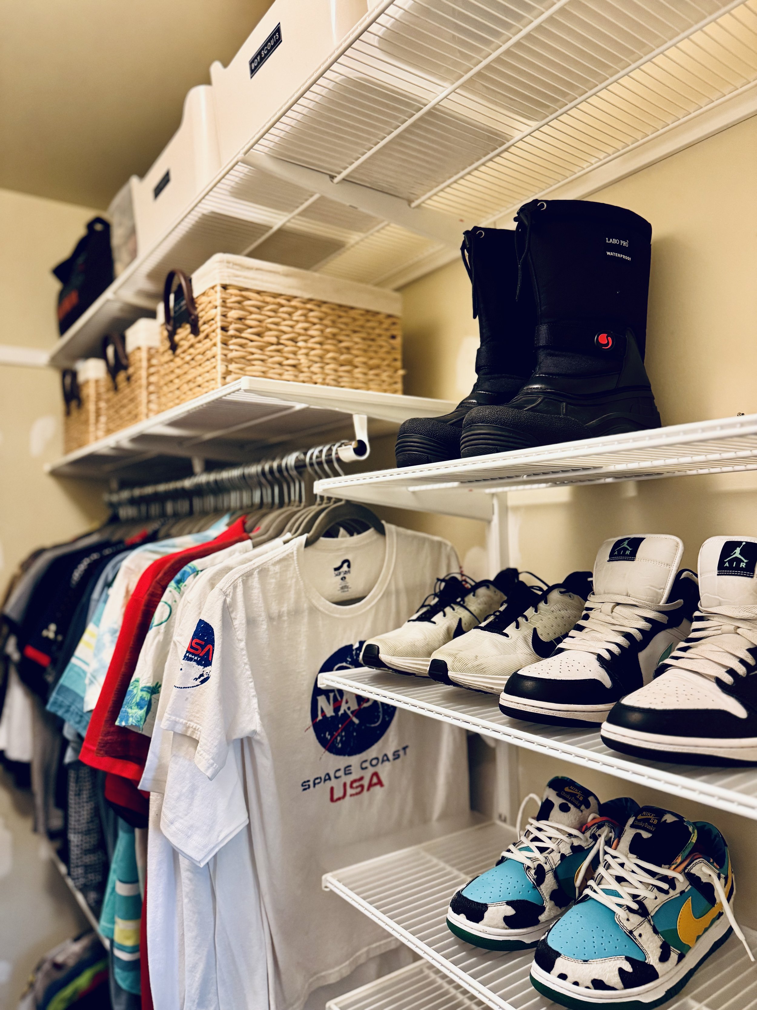 Kids Closet, Boys Closet Organization